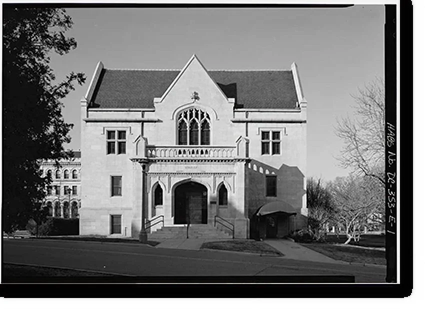 Historic Framed Print, U.S. Soldiers Home, Stanley Hall, Rock Creek Church Road & Upshur Street Northwest, Washington, District of Columbia, DC, 17-7/8