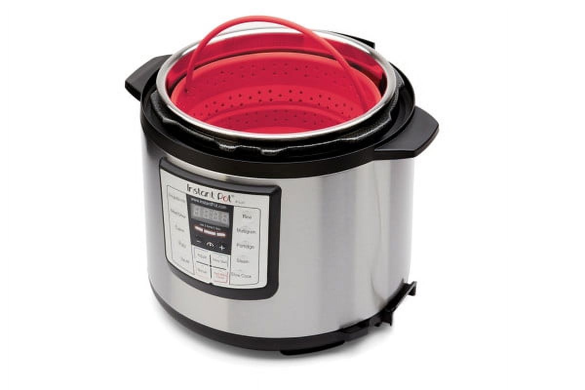 Fox Run Collapsible Silicone Steamer Basket Insert for Instant Pot, 6-Quart