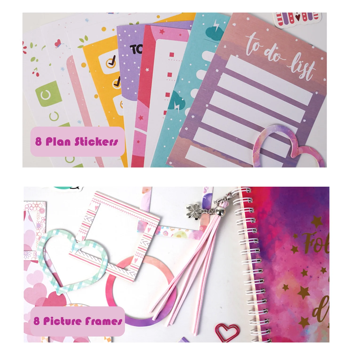 Sytle-Carry DIY Journal Kit for Girls, Journaling Arts Craft Kit, Scrapbook & Diary Supplies Set, Gifts for Girls Age of 8 9 10 11 12 13 Years Old and Up