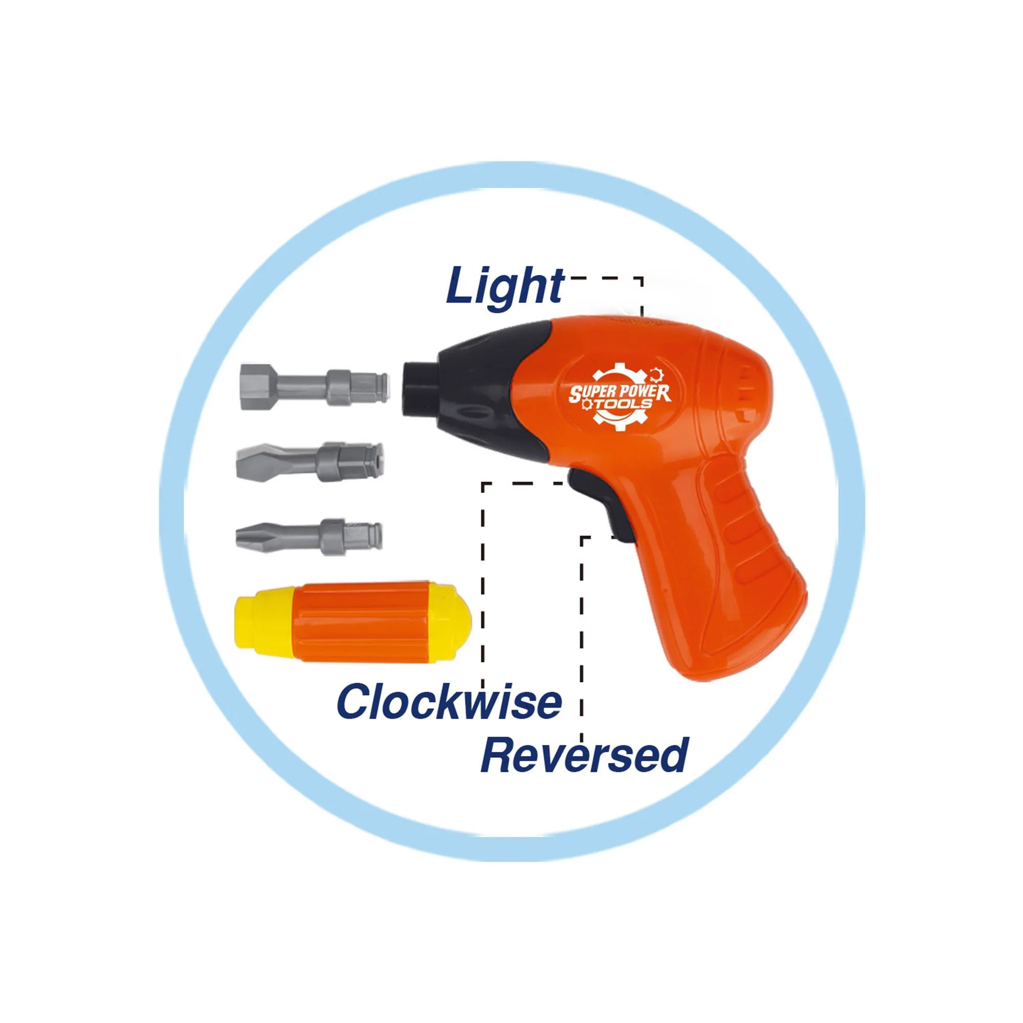 3-In-1 Toy Robot Playset with 42 Modification Pieces - Red