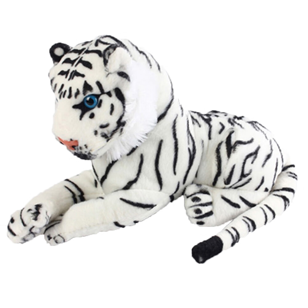 TITOUMI 17.7 Inch Arrow The Tiger, Excluding The Tail, Plush Toy Tiger, About 0.88 Lbs, White