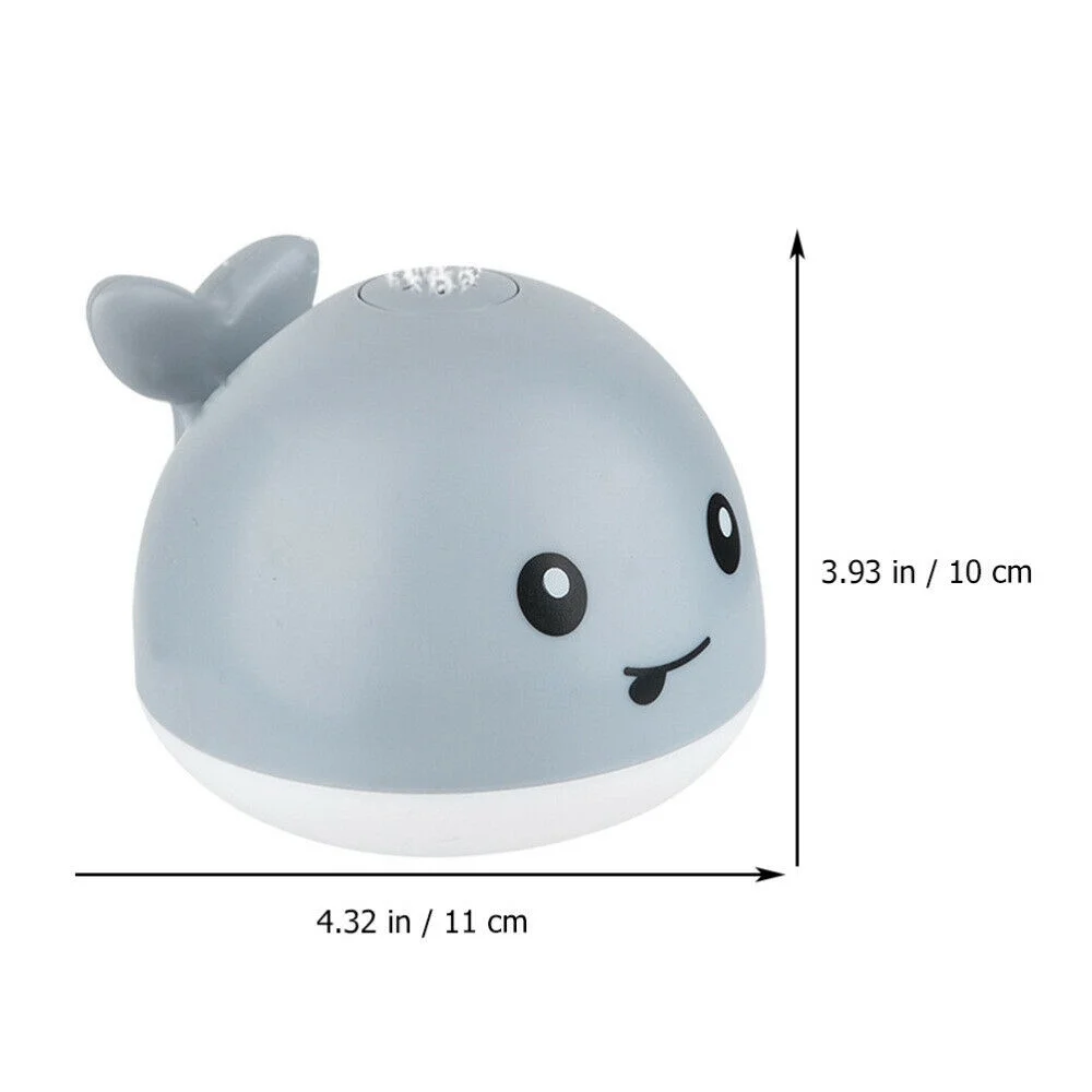 Starynighty Baby Bath Toys, Baby Toys Whale, Light Up Bath Toys, Sprinkler Bathtub Toys for Toddlers Infant Kids Boys Girls, Spray Water Bath Toy, Pool Bathroom Baby Toy