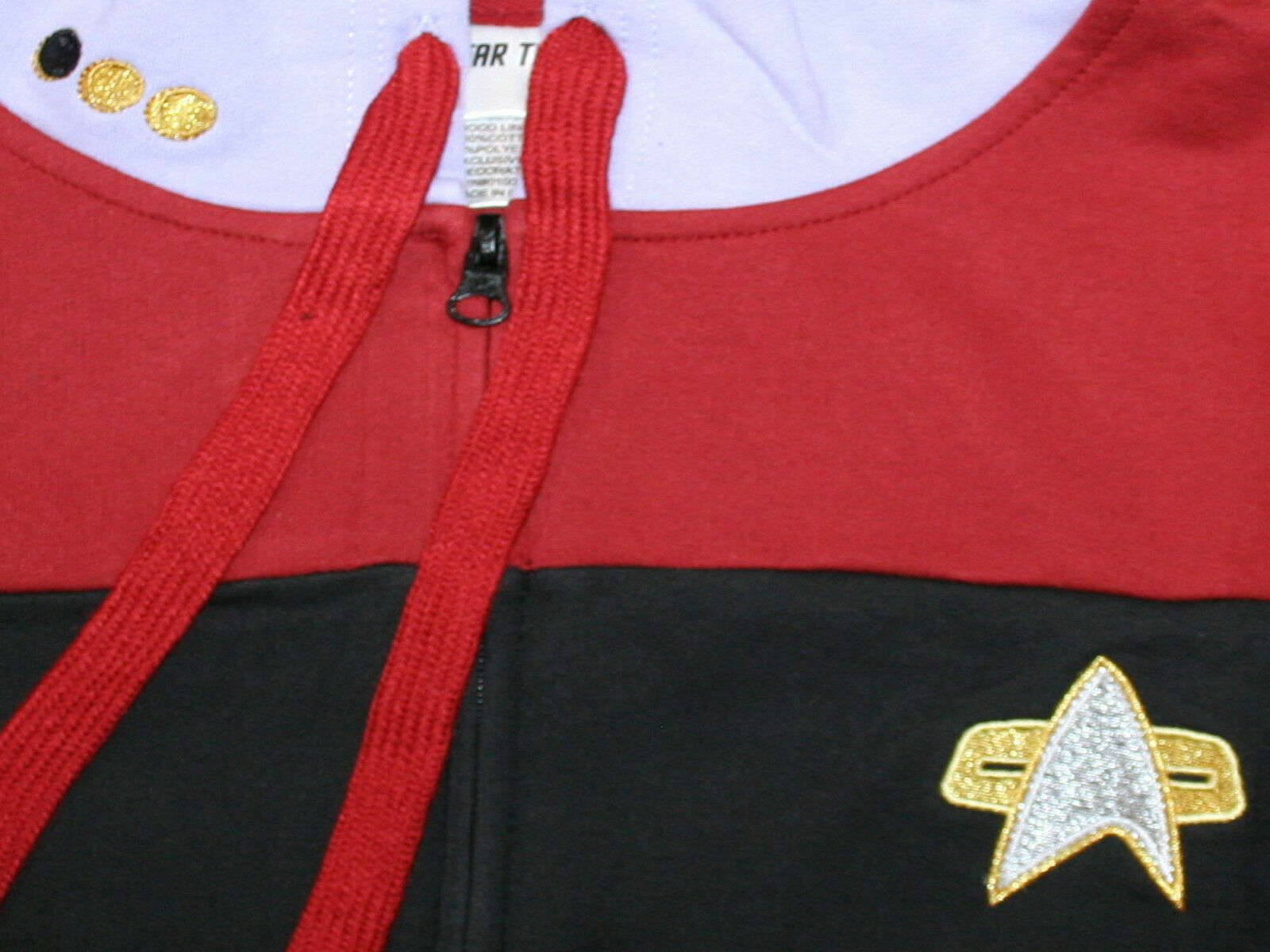 Star Trek Men's Full Zip Hoodie Jacket