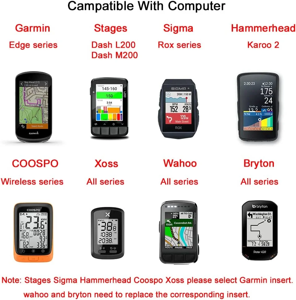 Out Front Road Mountian Bike Stem Handlebar Adjustable Mount for Garmin Edge Wahoo Elemnt Bryton Rider Stages