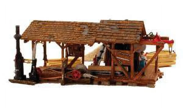 Micro-Mark Woodland Scenics Landmark Structures Built & Ready Buzz's Sawmill, HO Scale