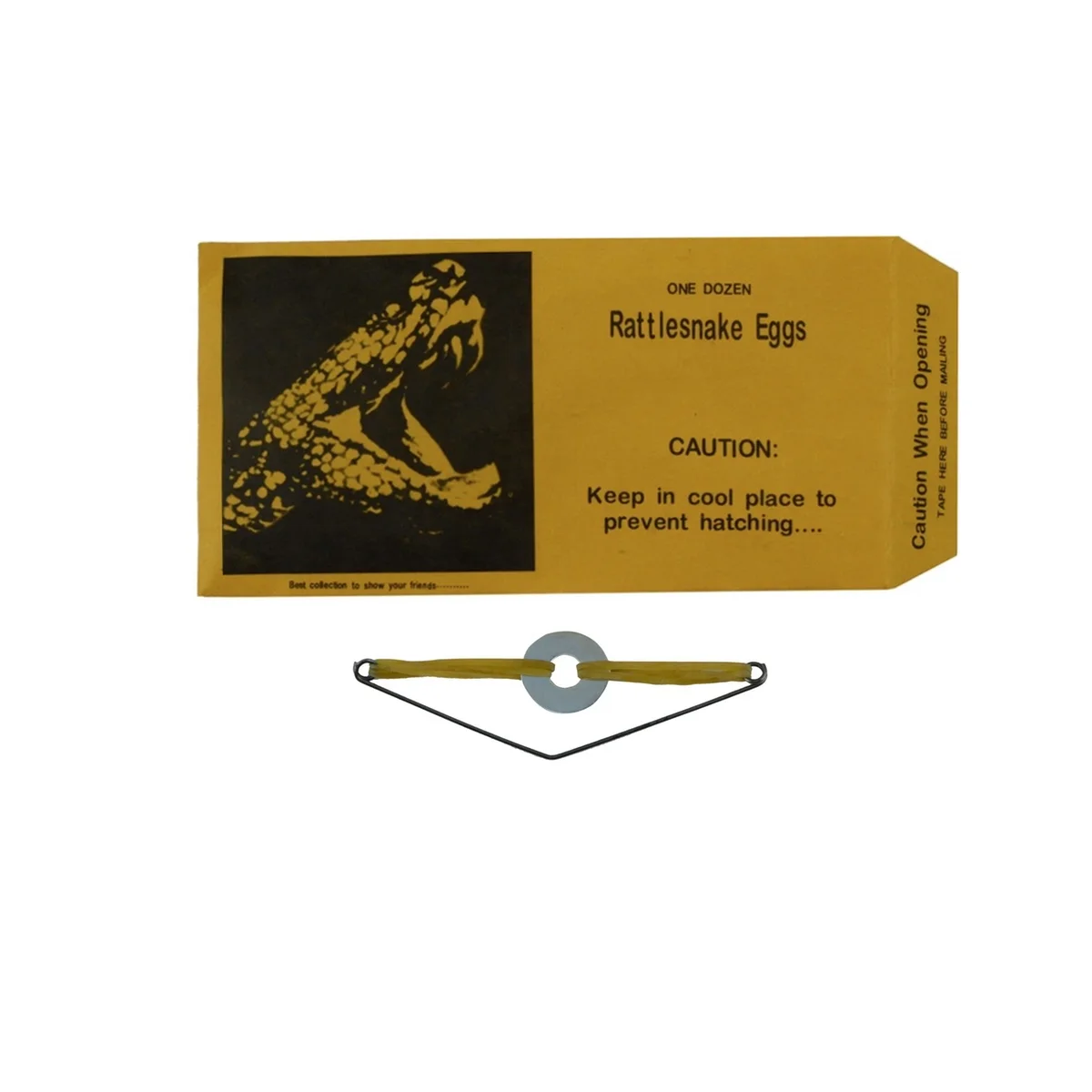 Rattlesnake Eggs Gag Gift Practical Joke Prank Toy Surprise Scare Snake Trick