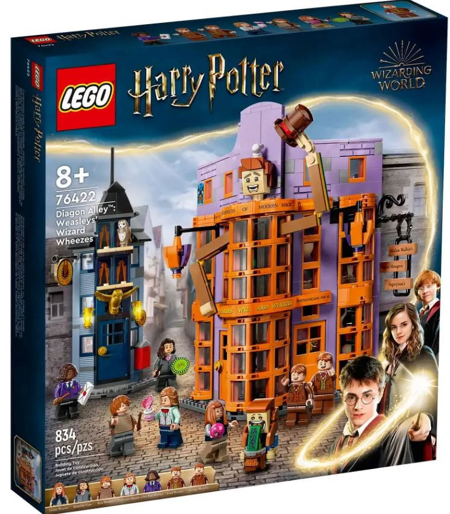 LEGO 76422 Harry Potter Diagon Alley: Weasleys' Wizard Wheezes 834pcs