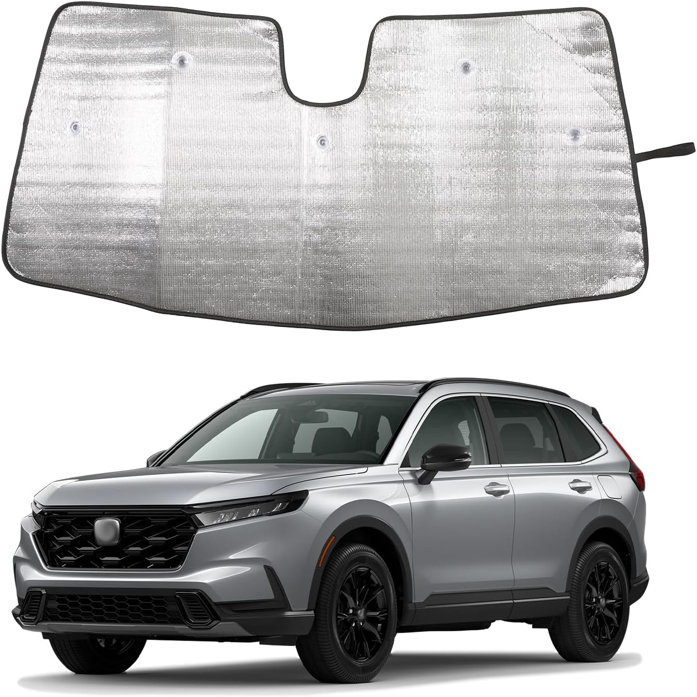 TINKI Car Front Windshield Sunshade for Subaru Outback 2022, Front Window Sun Shade, Foldable Reflective Sun Visor, Screen Shield Cover UV Blocker Protector HeatShield