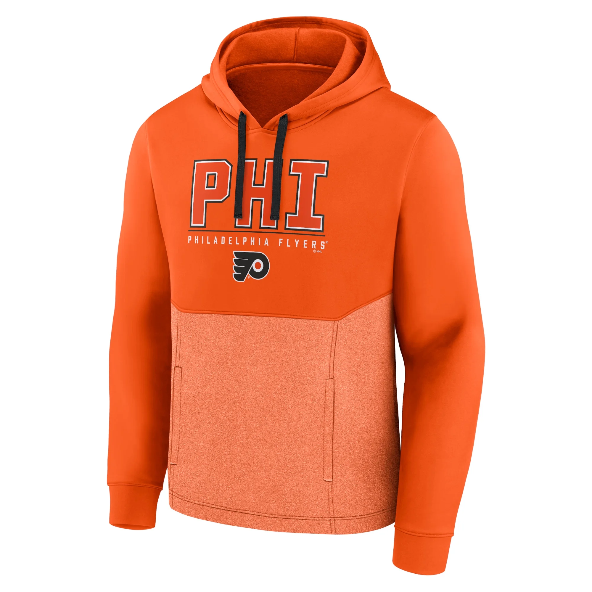 Men's Fanatics Branded Orange Philadelphia Flyers Successful Tri-Blend Pullover Hoodie