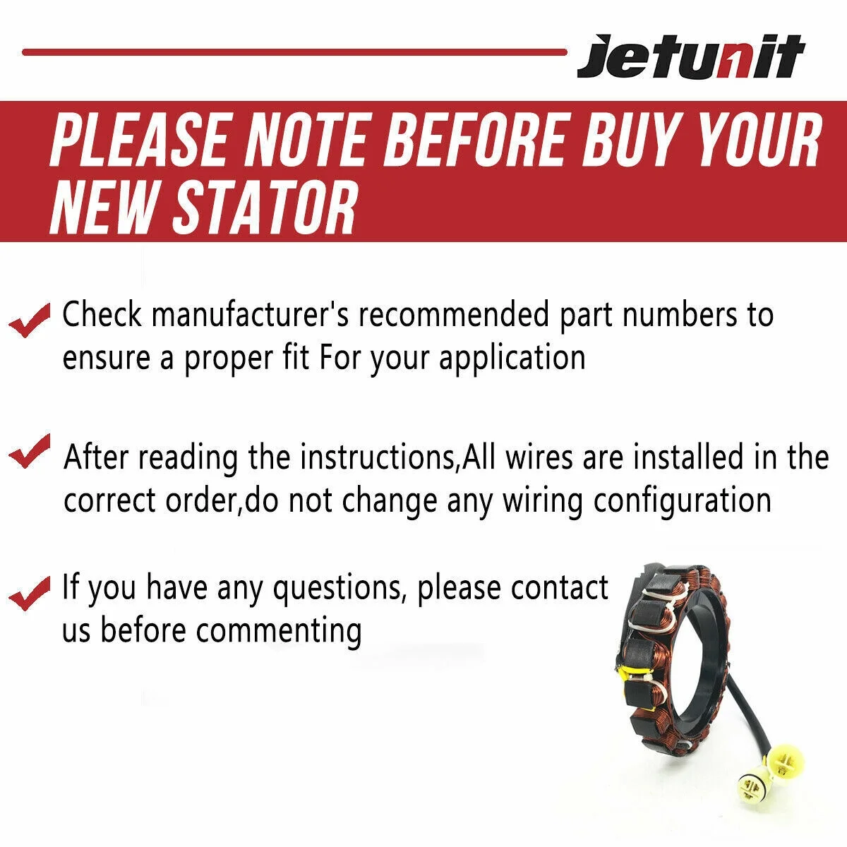 For Yamaha Stator Assy Outboard 69J-81410-00-00 200HP 225HP 2002 LF200TXRA