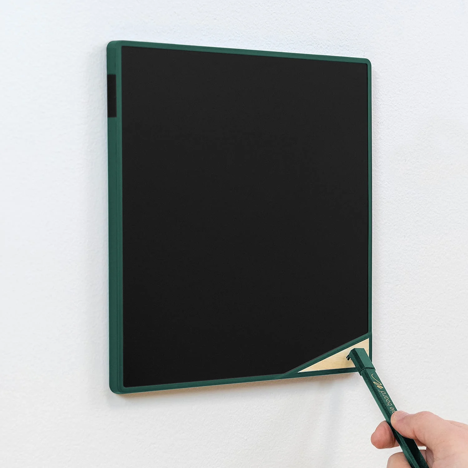 Boogie Board VersaTiles LCD White Board Tile Alternative 8.25” x 8.25” - Forest Green