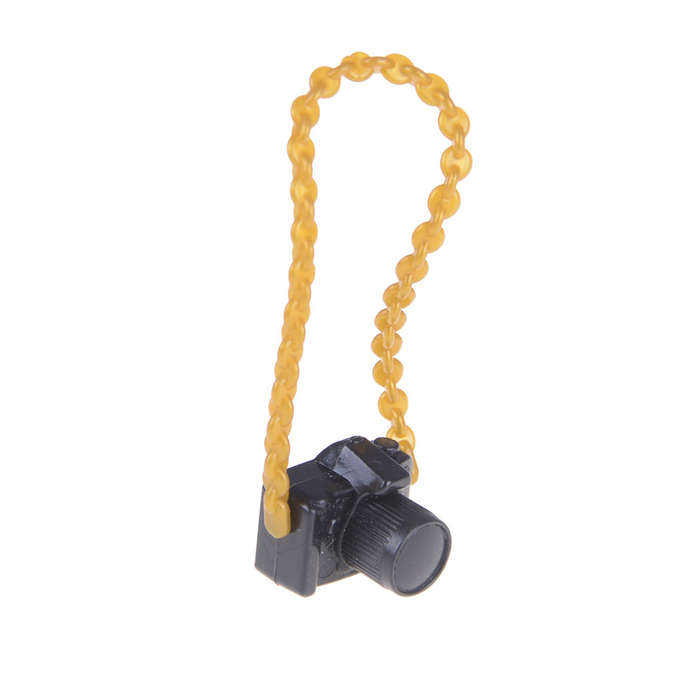 JETTINGBUY Digital Camera 1:12 Dollhouse Metal Miniature Accessory Decor Gift