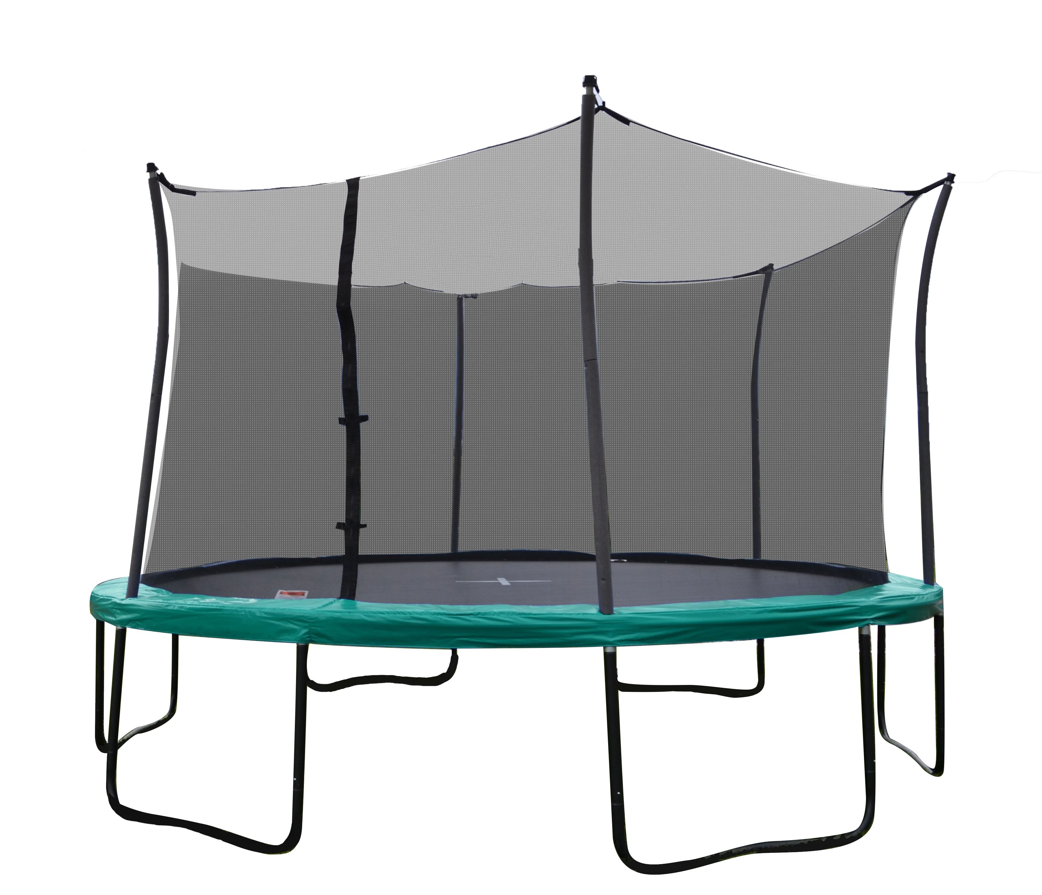 Propel Trampolines 14' Round Trampoline with Safety Enclosure and Basketball Hoop