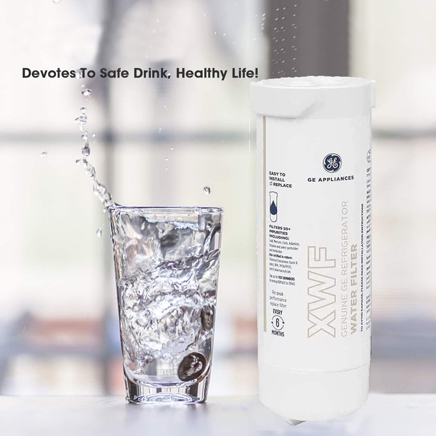 3Pack GΕ XWF Genuine Refrigerator Water Filter