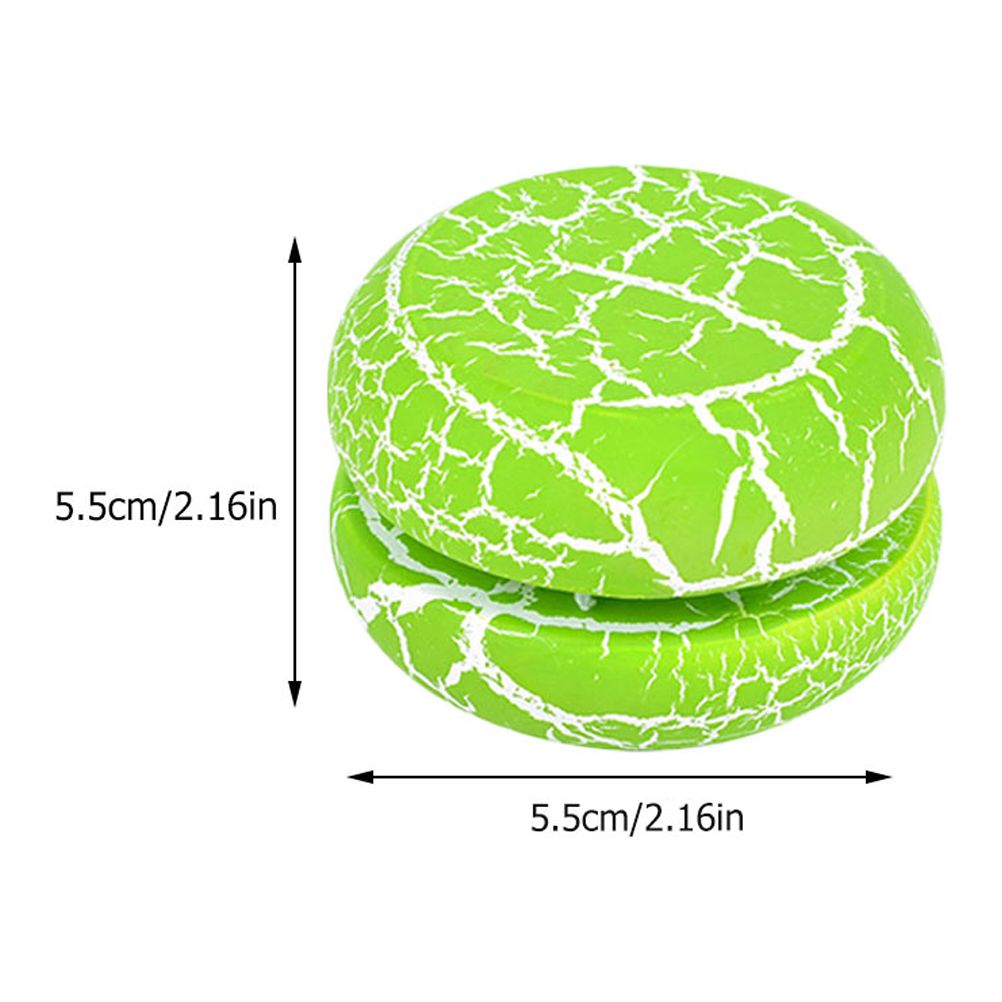 2 Pcs Crack Yo-Yo Toys Wooden Playset Wood Yo-yo Toy Toddler Game Prize Yo-yo Ball Child