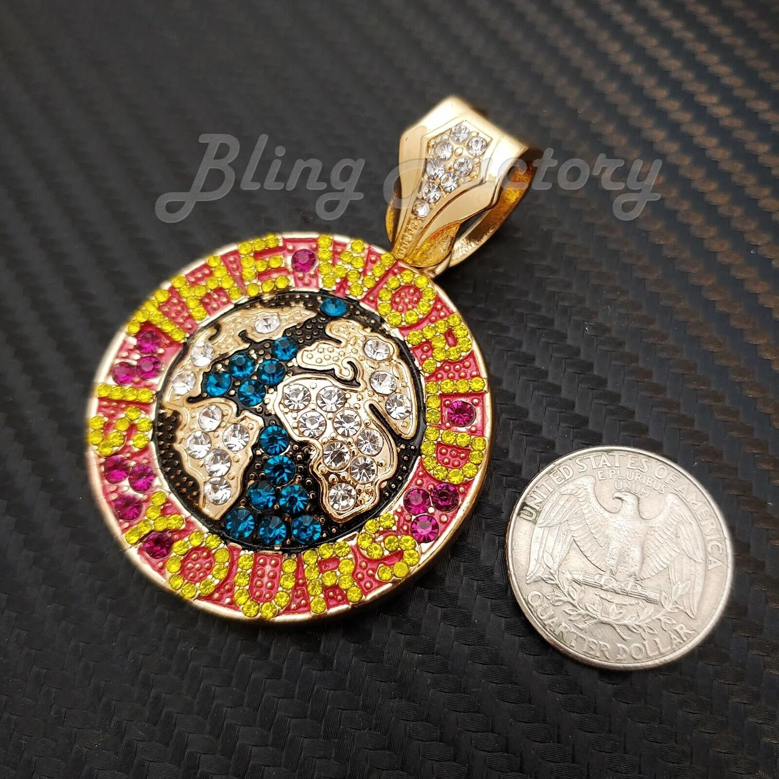 The World is Yours Pendant & 16