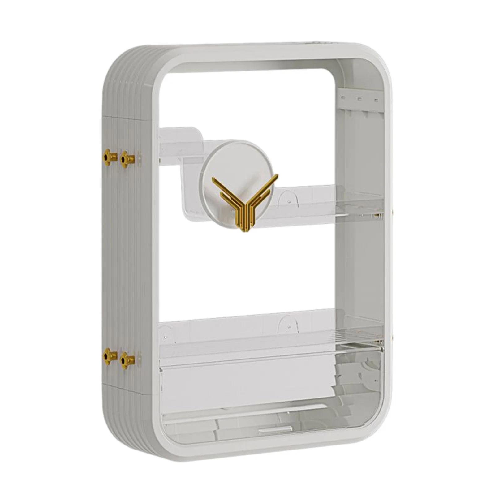 Support De Rangement Multifonctionnel Pour Articles De Toilette Vanité Organisateur Support Assaisonnement Porte-bouteille Pour Salon Maison Cuisine White