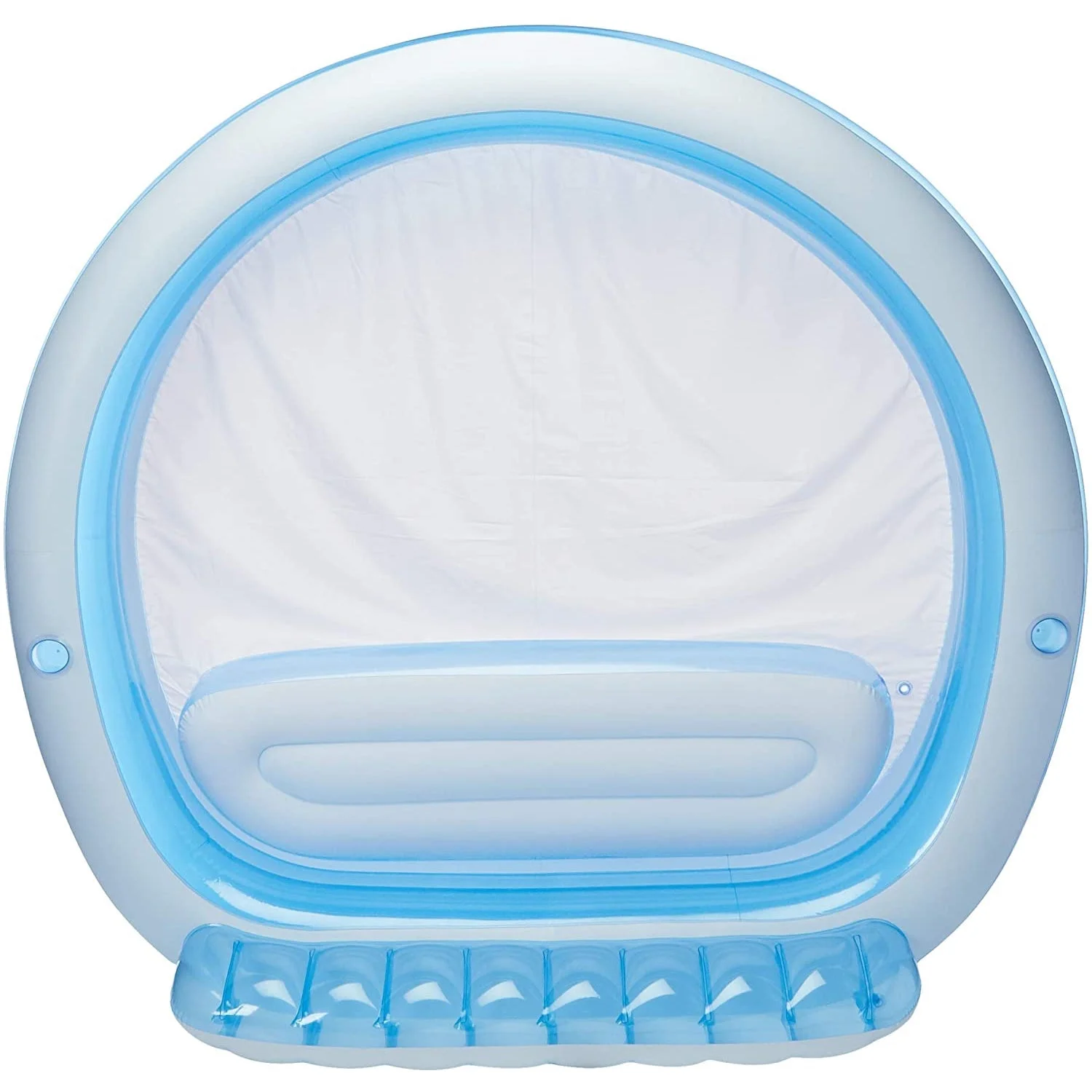 Intex - Family Lounge Inflatable Pool, 88''x85''x30'', 69 Gallon Capacity, Blue