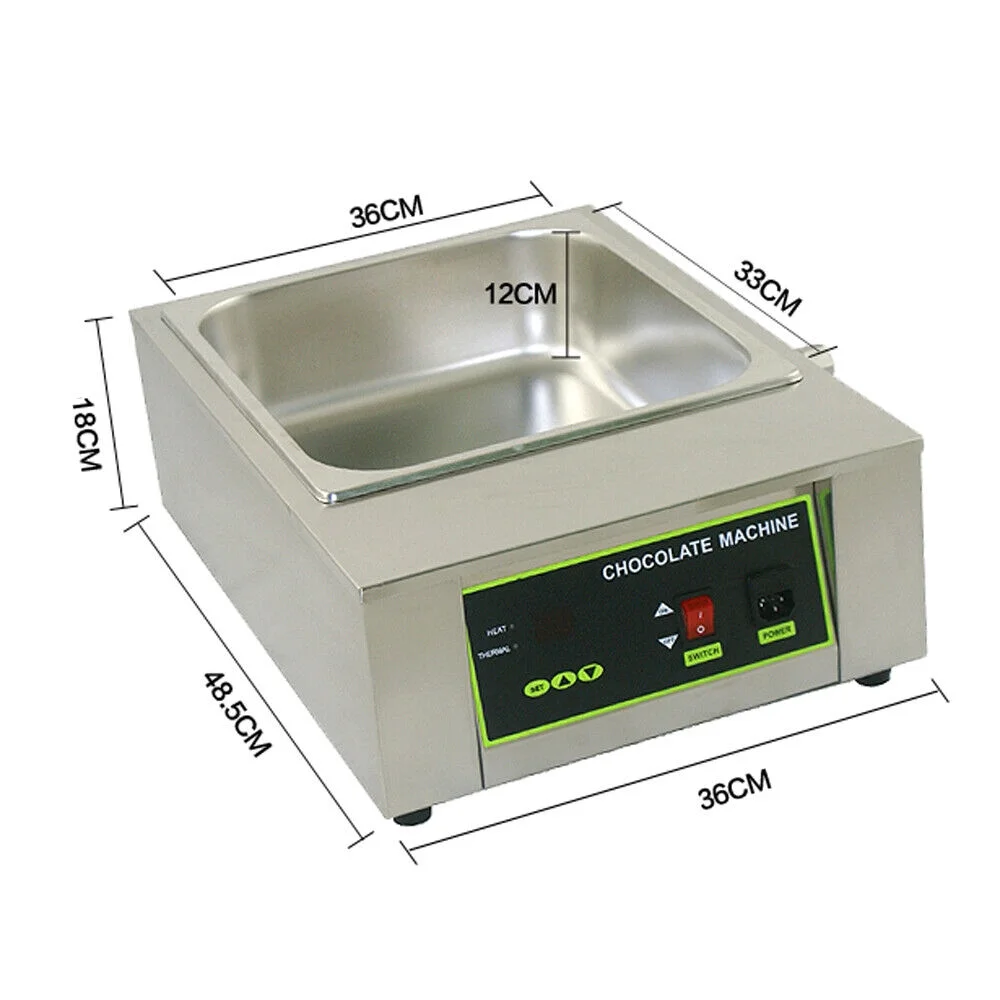 Chocolate Melting Pot Tempering Machine DIY Handmade Chocolate Tool Warmer 1000W Chocolate Melting Pot Machine Tempering Machine DIY Handmade Tool Warmer Temper Electric Chocolate Warmer