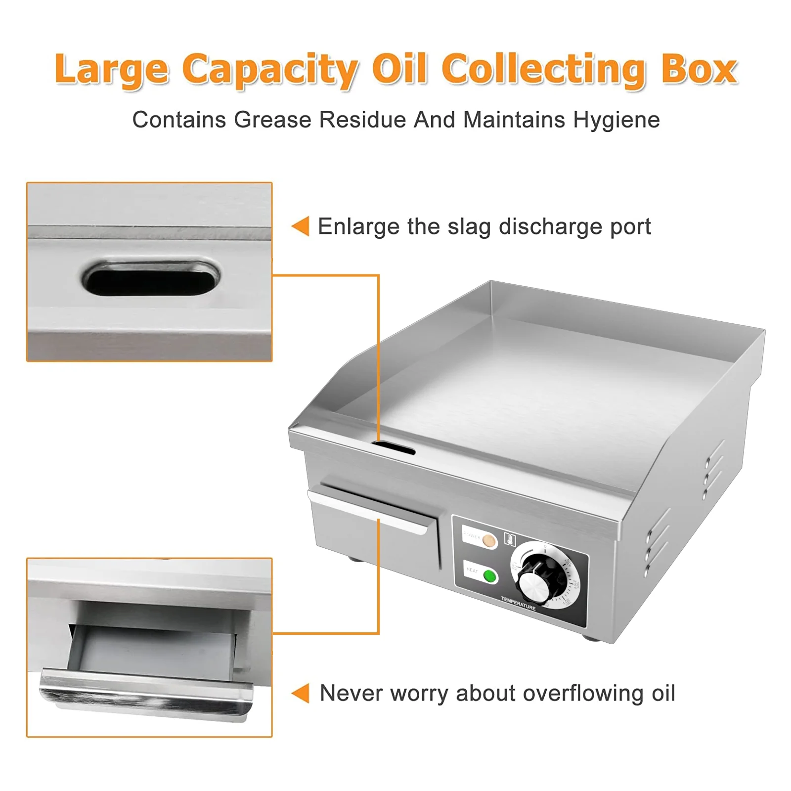 Lilypelle Electric Griddle, 14