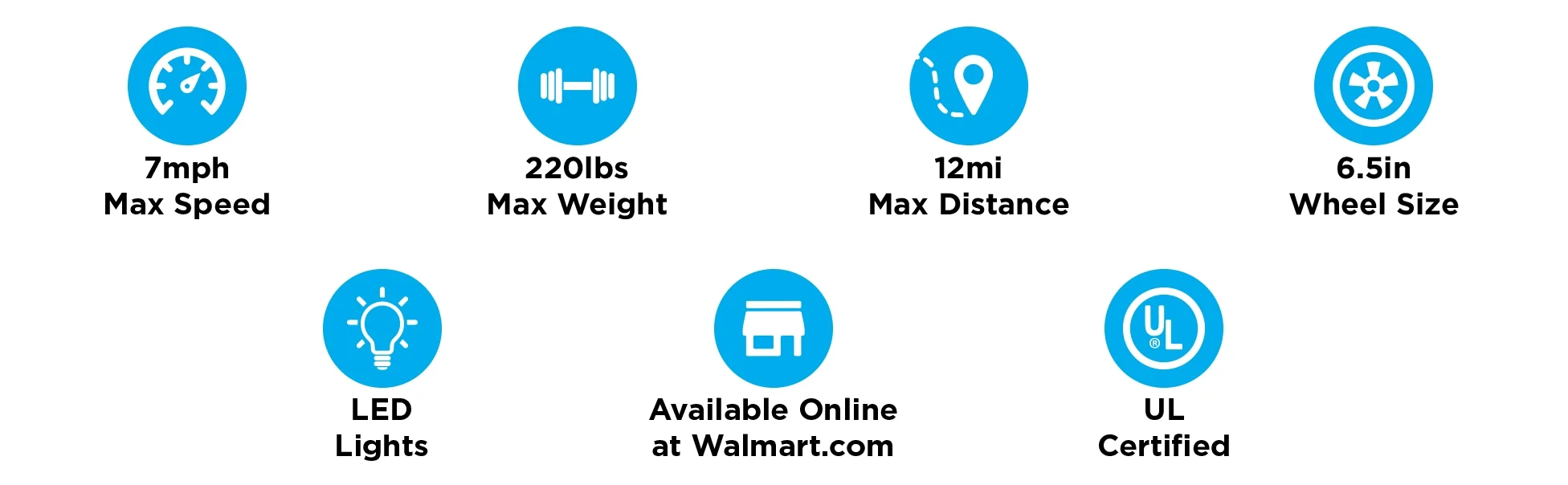 Hover-1 Ultra UL Certified Electric Hoverboard w/ 6.5