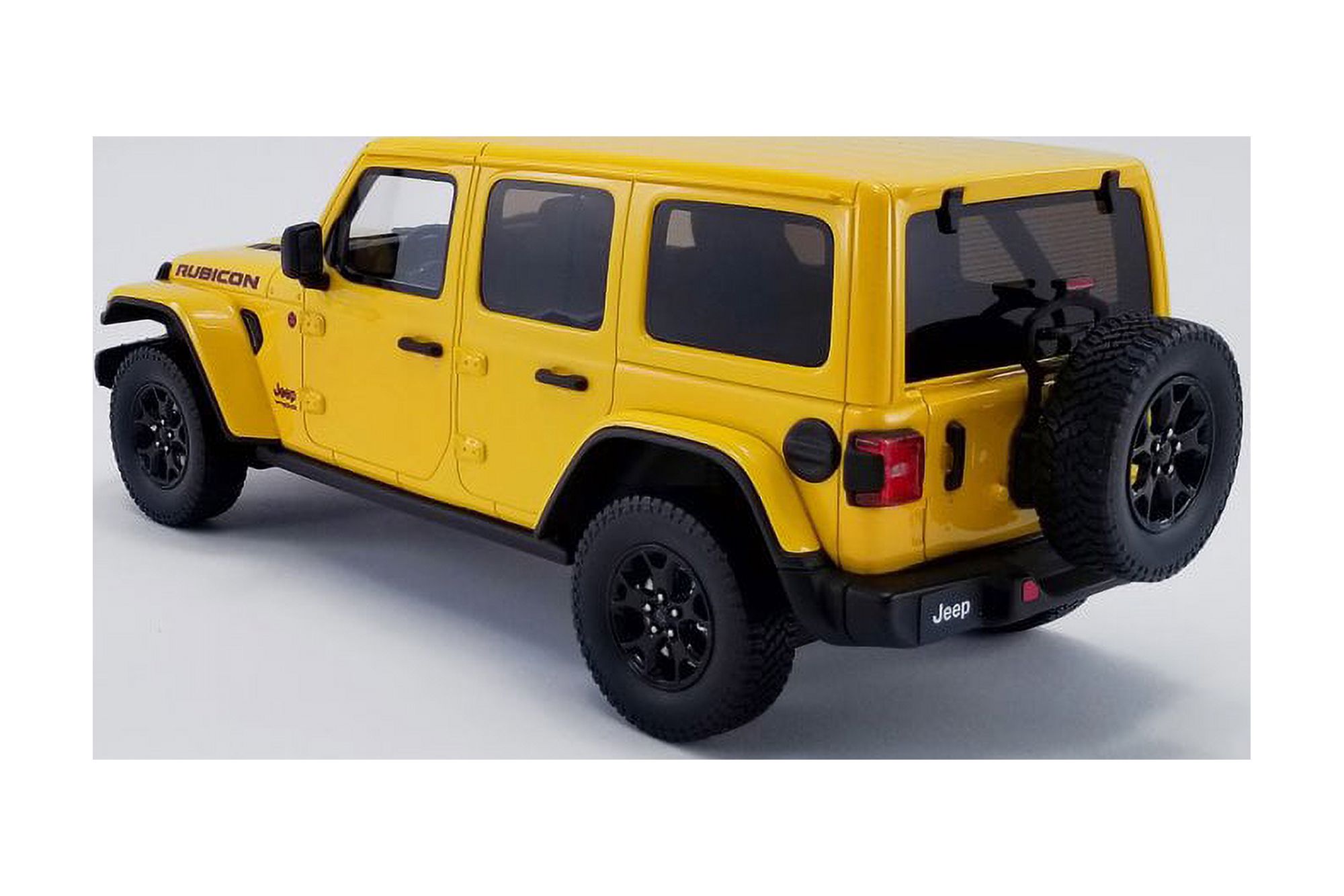 2019 Jeep Wrangler Rubicon, Yellow - GT Spirit US026 - 1/18 scale Resin Model Toy Car