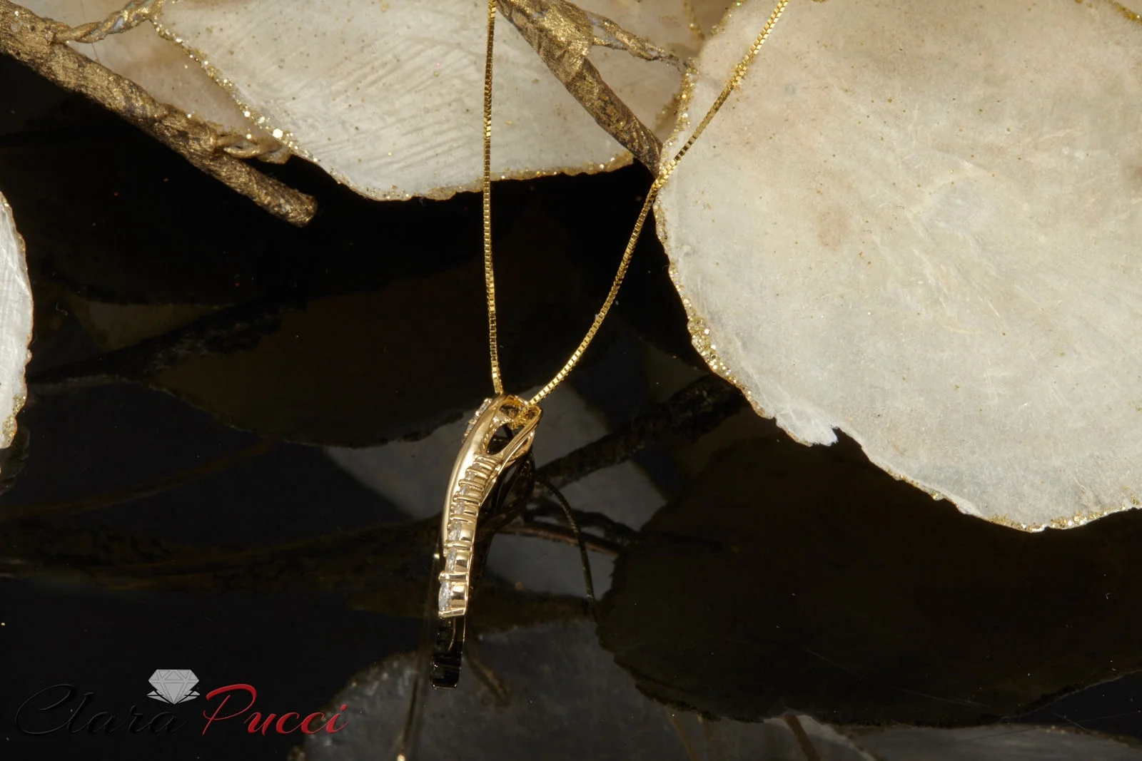 0.47 ct Brilliant Round Cut VVS1 Genuine Conflict free Lab Created White Sapphire Real Stamped Solid 18k Yellow Gold Pendant with 16