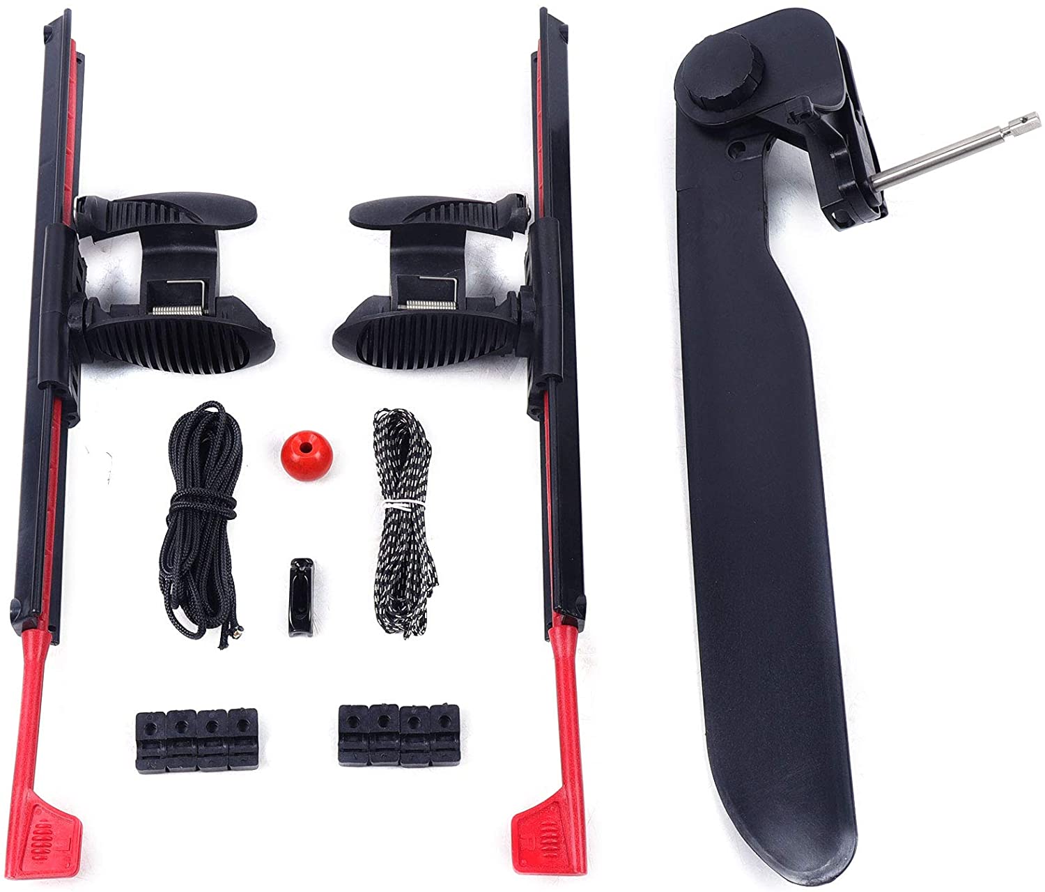 MIDUO 2X Kayak Foot Braces Pedals w/Tail Rudder