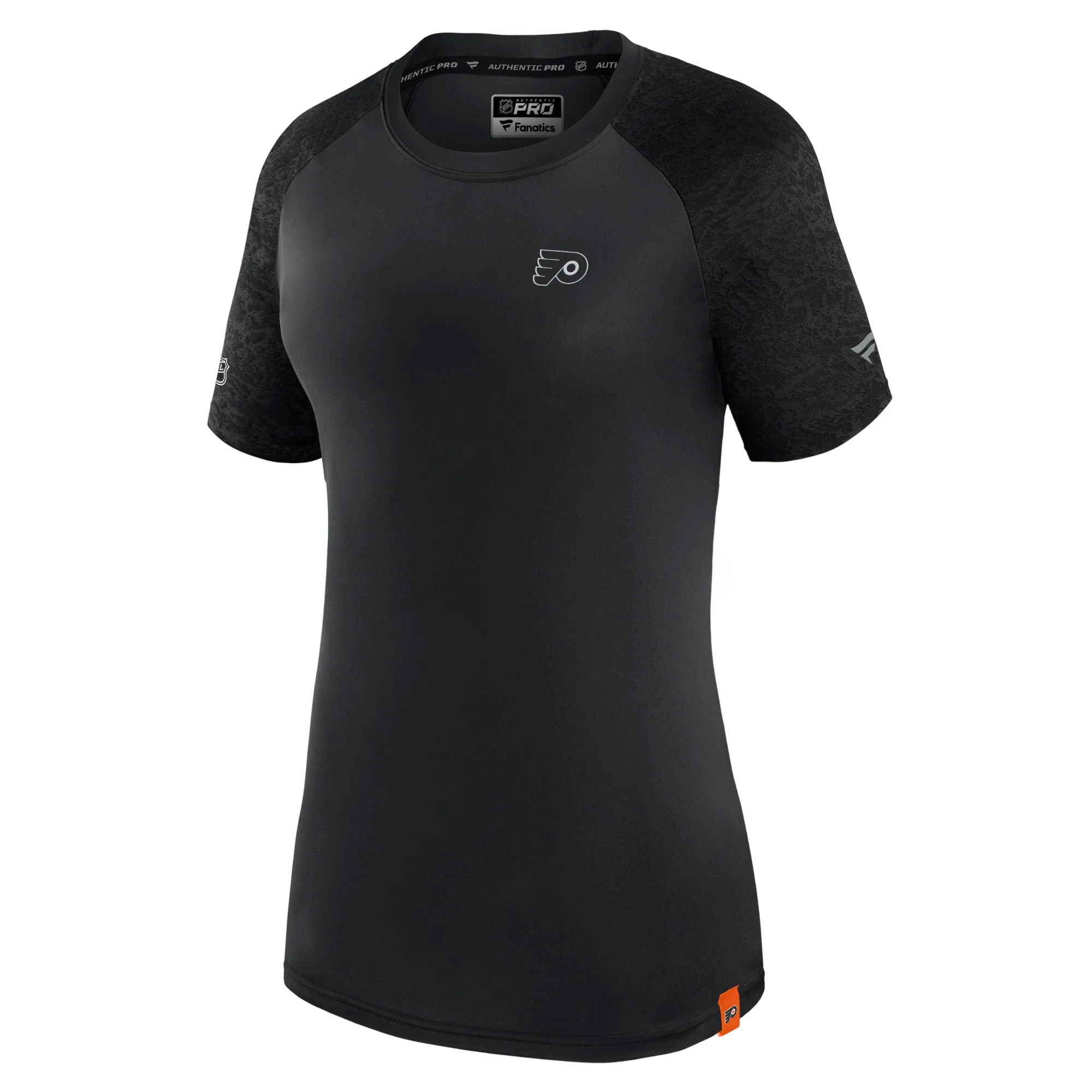 Women's Fanatics Branded  Black Philadelphia Flyers Authentic Pro Tech T-Shirt
