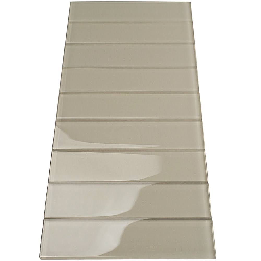 Tilebar Loft Sand Beach 2x8 Polished Glass Tile