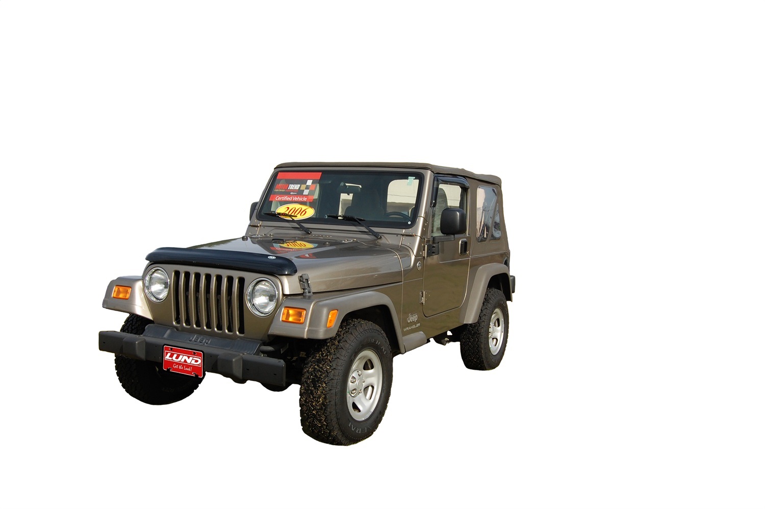Auto Ventshade 92054 Ventvisor Deflector 2 pc. Fits select: 1997-2006 JEEP WRANGLER / TJ