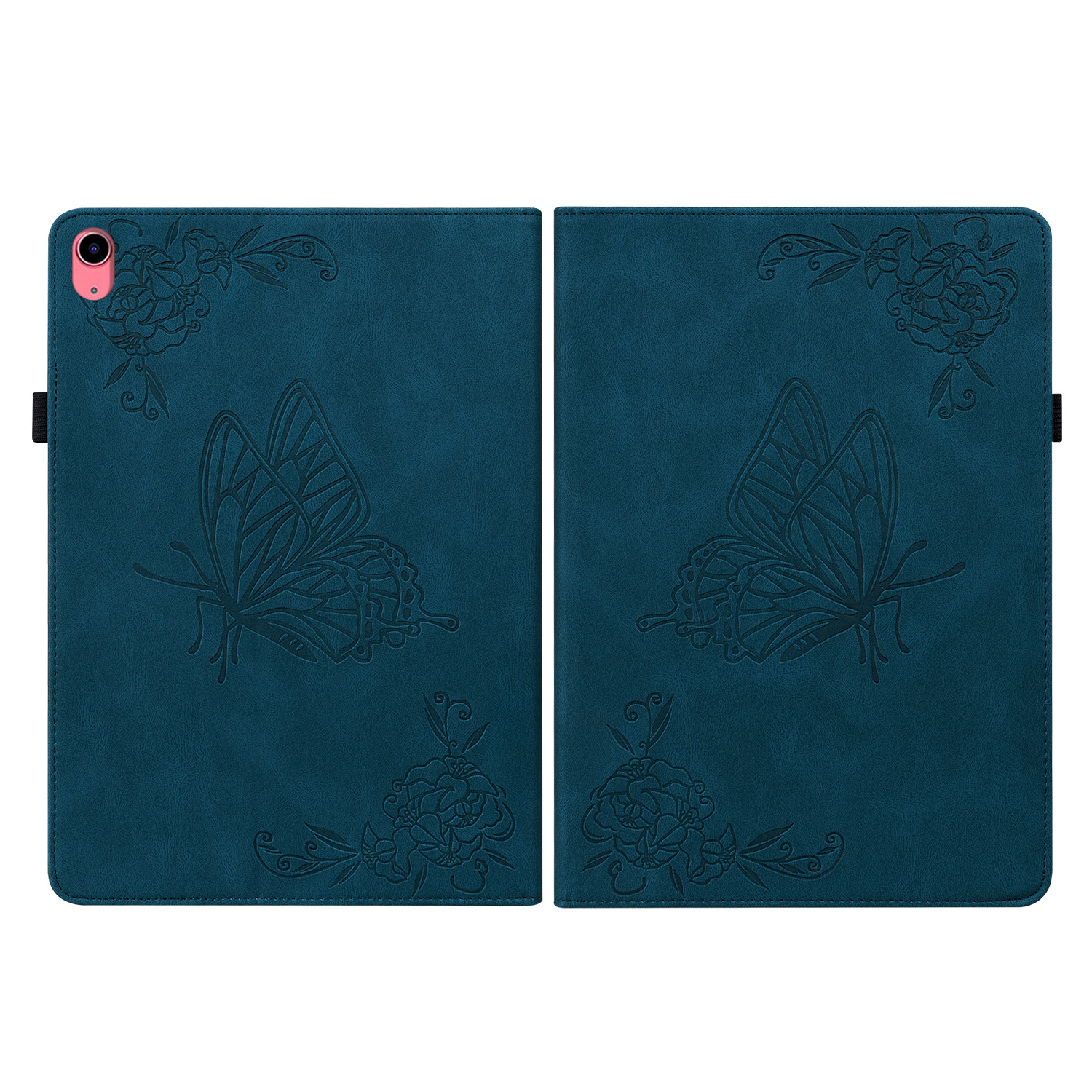 iPad 10th Generation 10.9 inch 2022,TECH CIRCLE Folio Stand PU Leather Smart Wallet Cover with Auto Wake/Sleep Pencil Holder Slim iPad Girls Women Cover for iPad 10th Gen 2022 Release, Blue