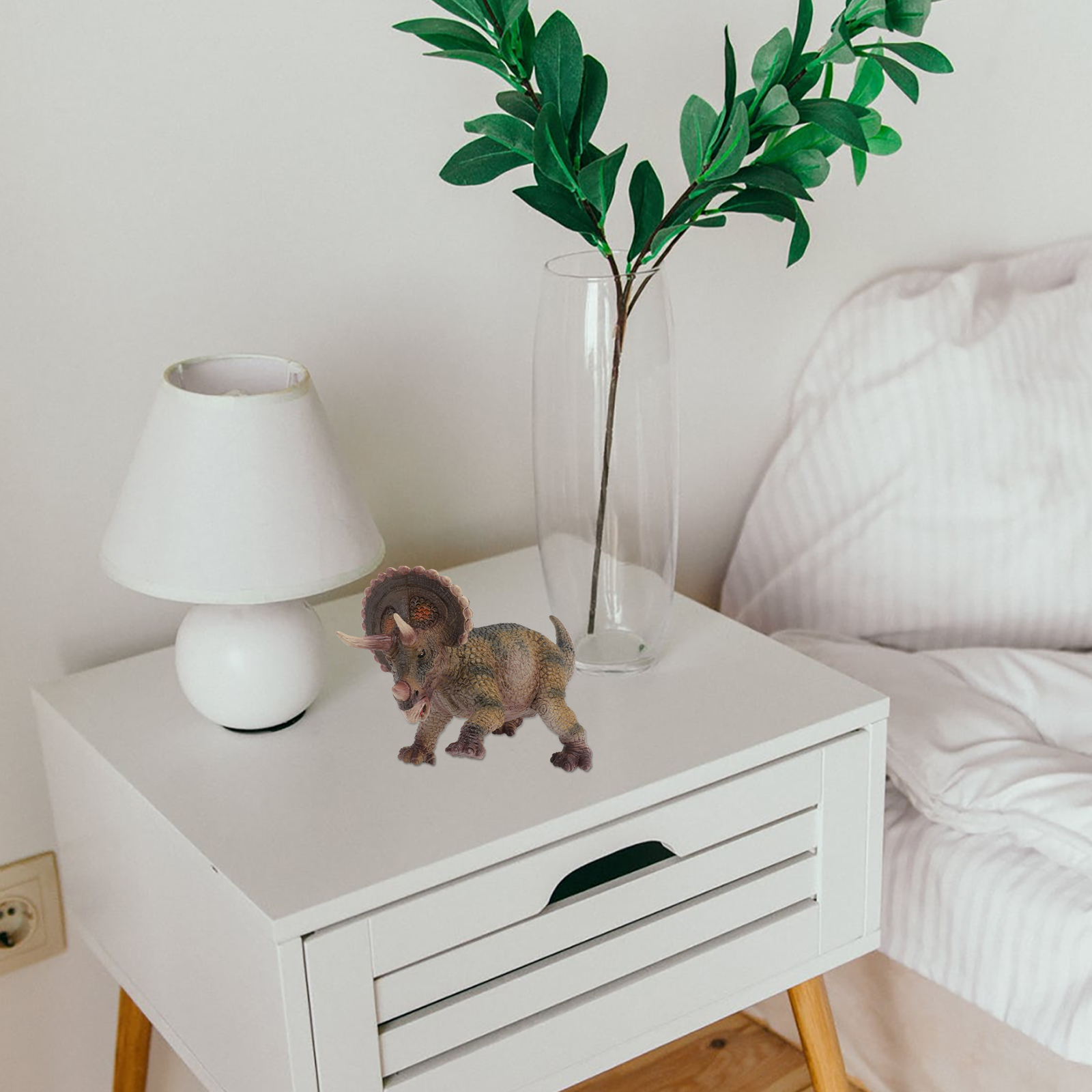 Triceratops Model Toy Figure Realistic Dinosaur Figurine Kid Plastic Playset Simulation Children’s Toys