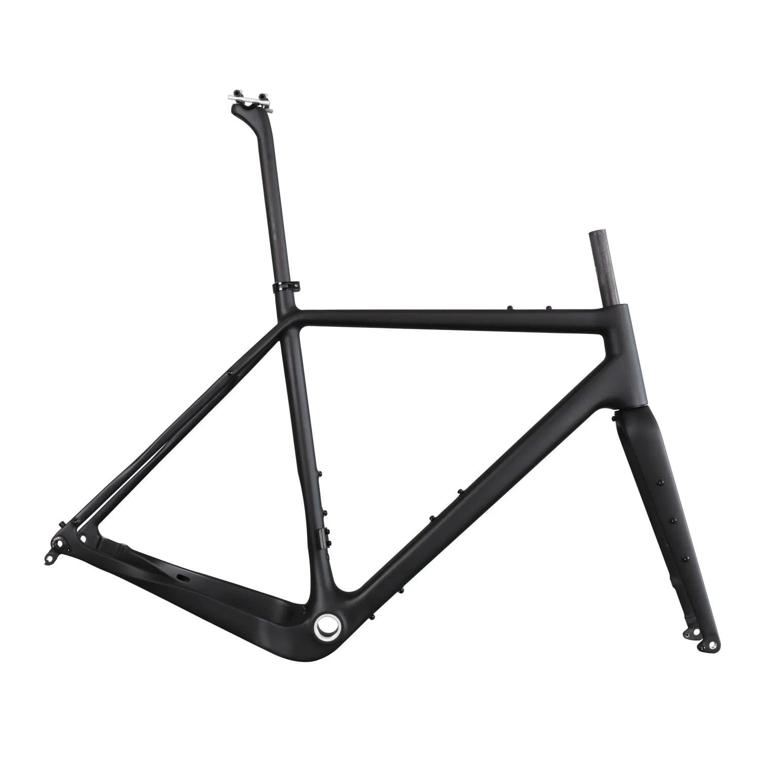 ICAN Carbon X-Gravel Bike Frameset Flat Mount BSA Thru-axle 12100/12142mm UD Matt Finish