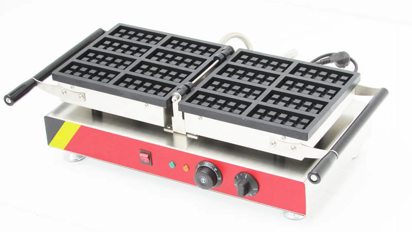 Techtongda US Electric Mini Square Belgian Waffle Maker Machine Iron 110V 8pcs
