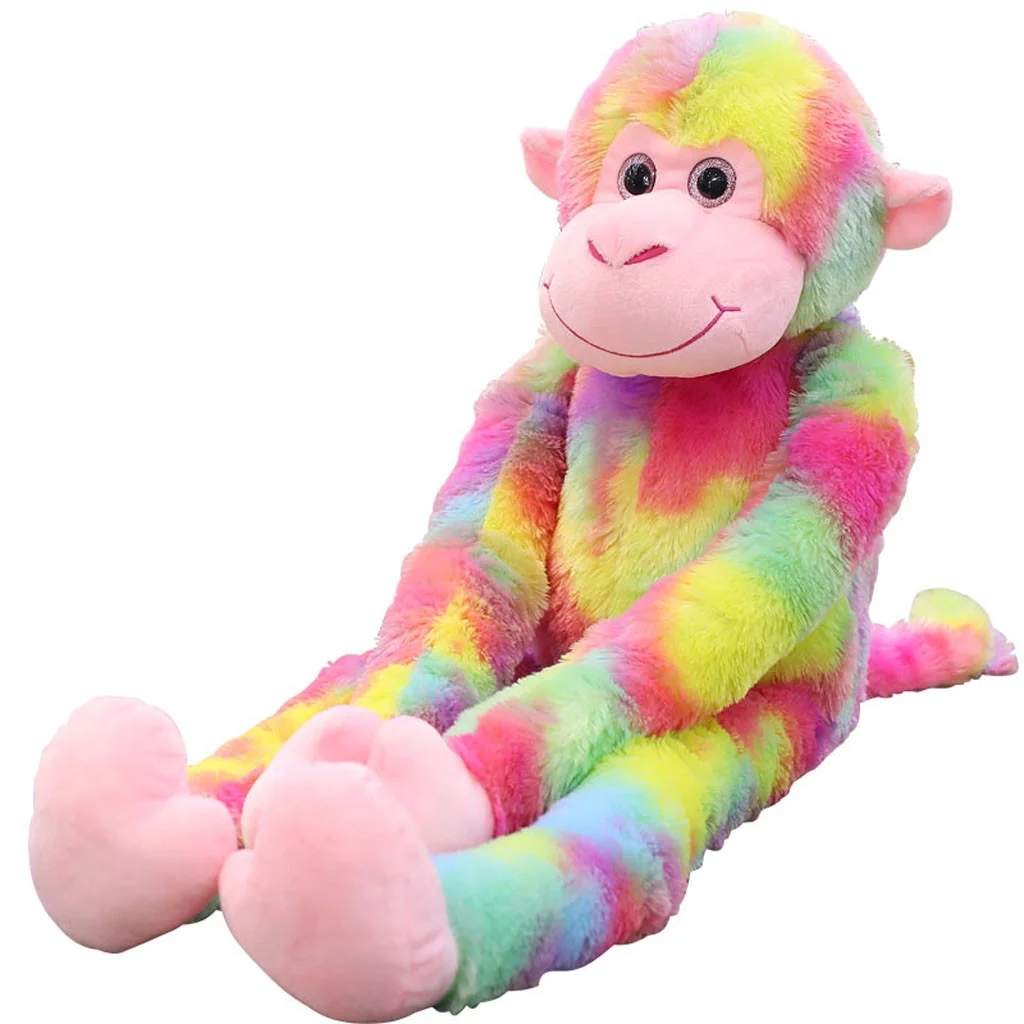 Cieken Colour Long Tail Monkey Plush Huggable Deluxe Furry Critter Stuffed Toy