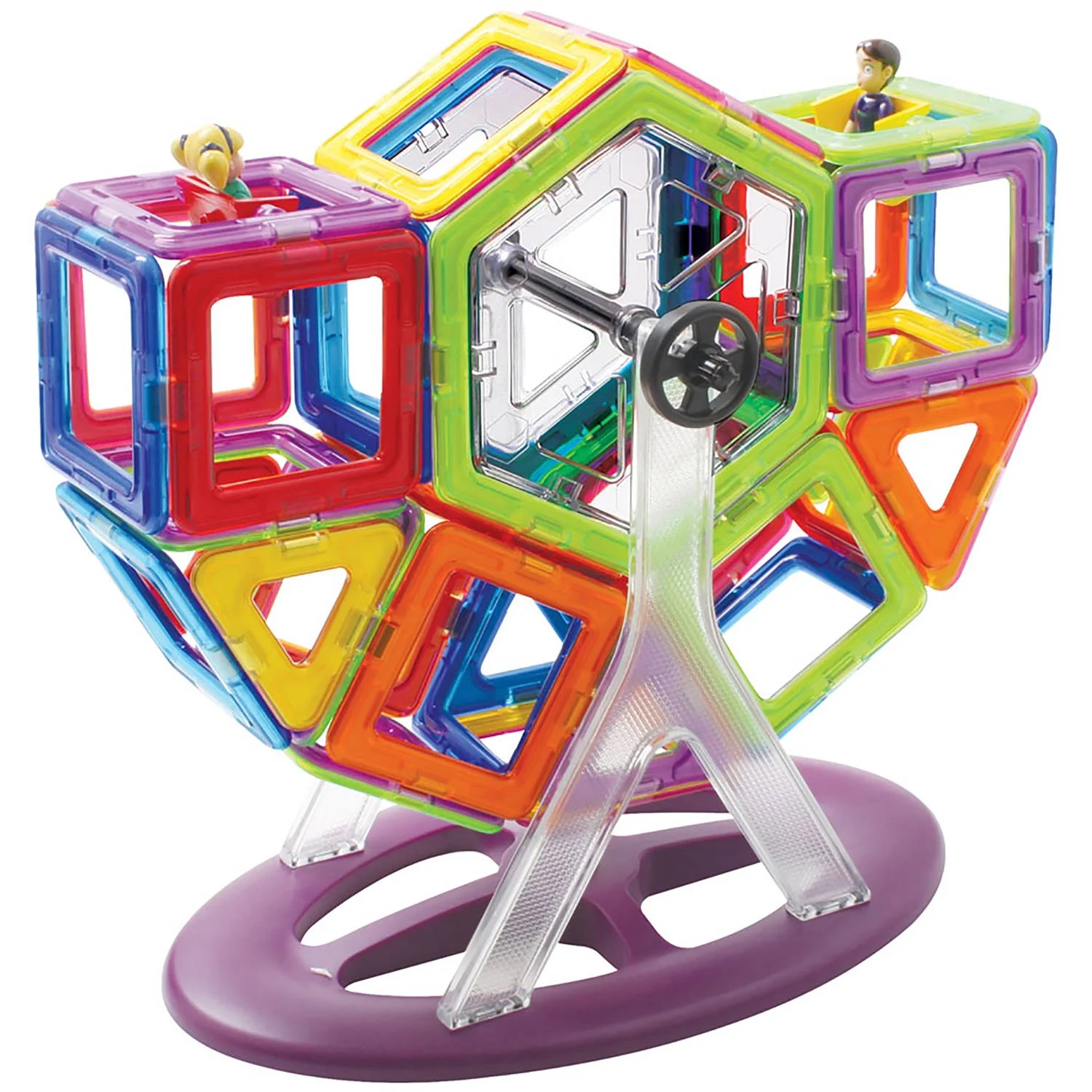 Magformers Creator Carnival Set Multicolor Magnetic Tiles 46 Pieces