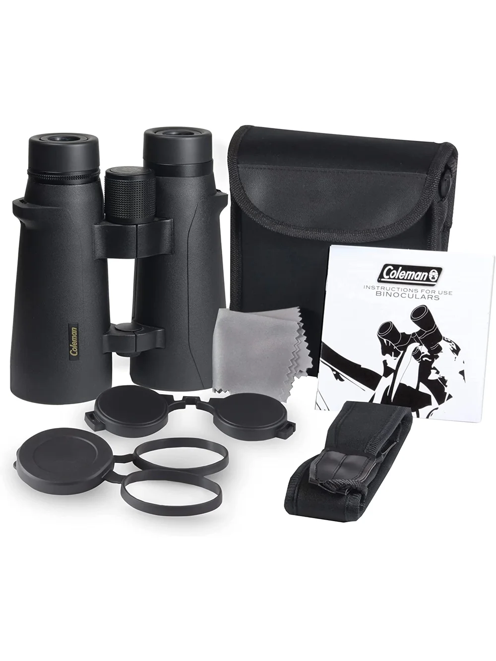 COLEMAN® LE 15x56 Waterproof Light Enhancing Open Bridge HD Phase Coated Binoculars
