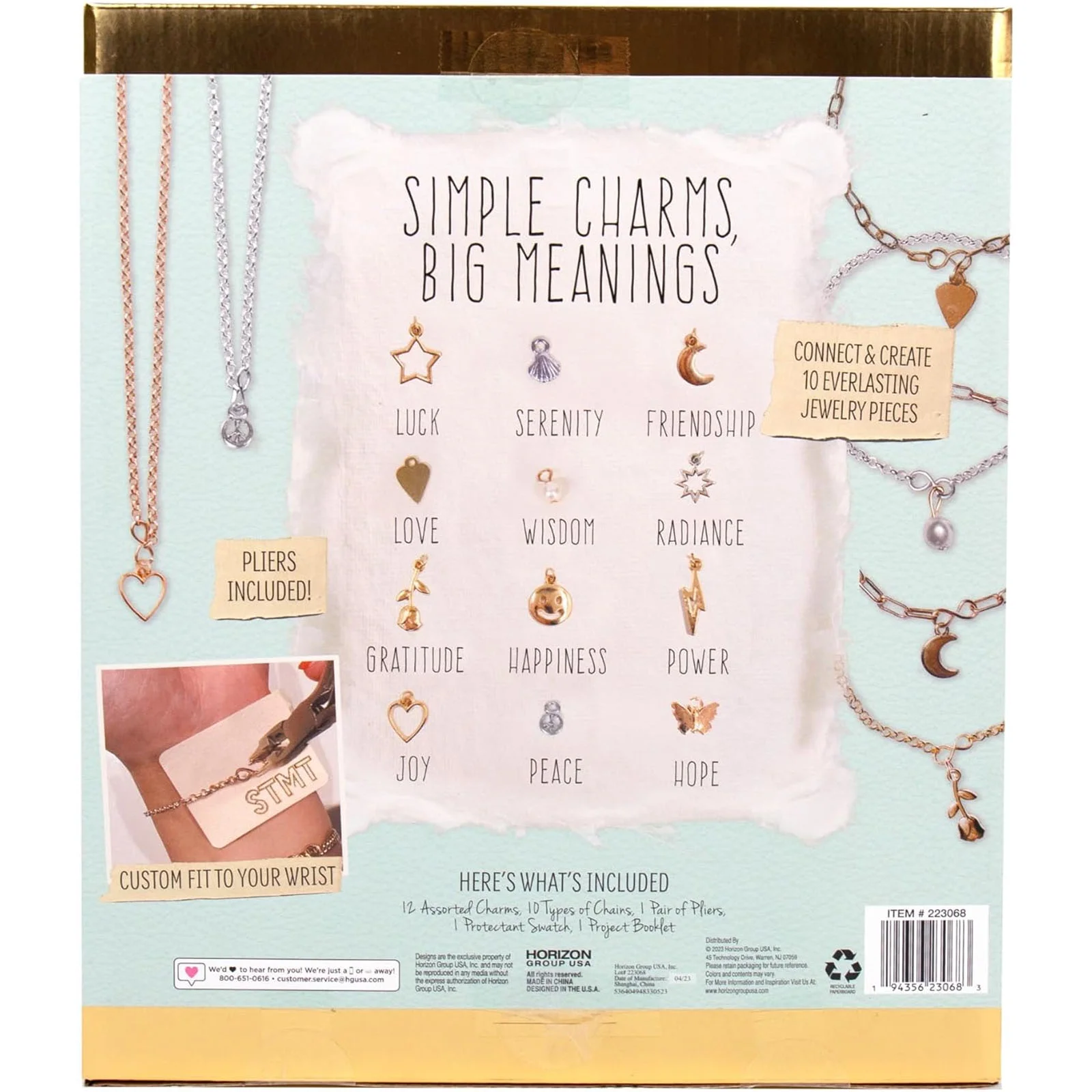 Horizon Group STMT DIY Infinity Bracelets Craft Set