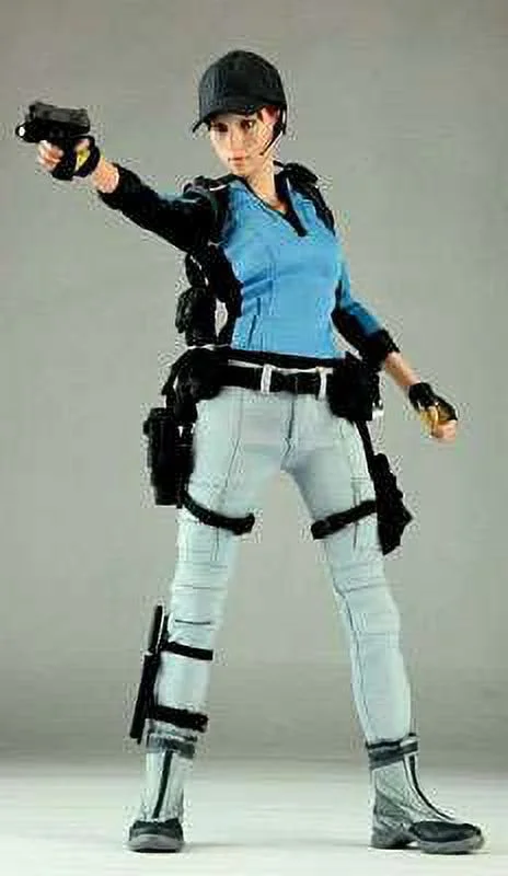 Hot Toys Resident Evil 5 Video Game Masterpiece Jill Valentine Collectible Figure Bsaa Version]