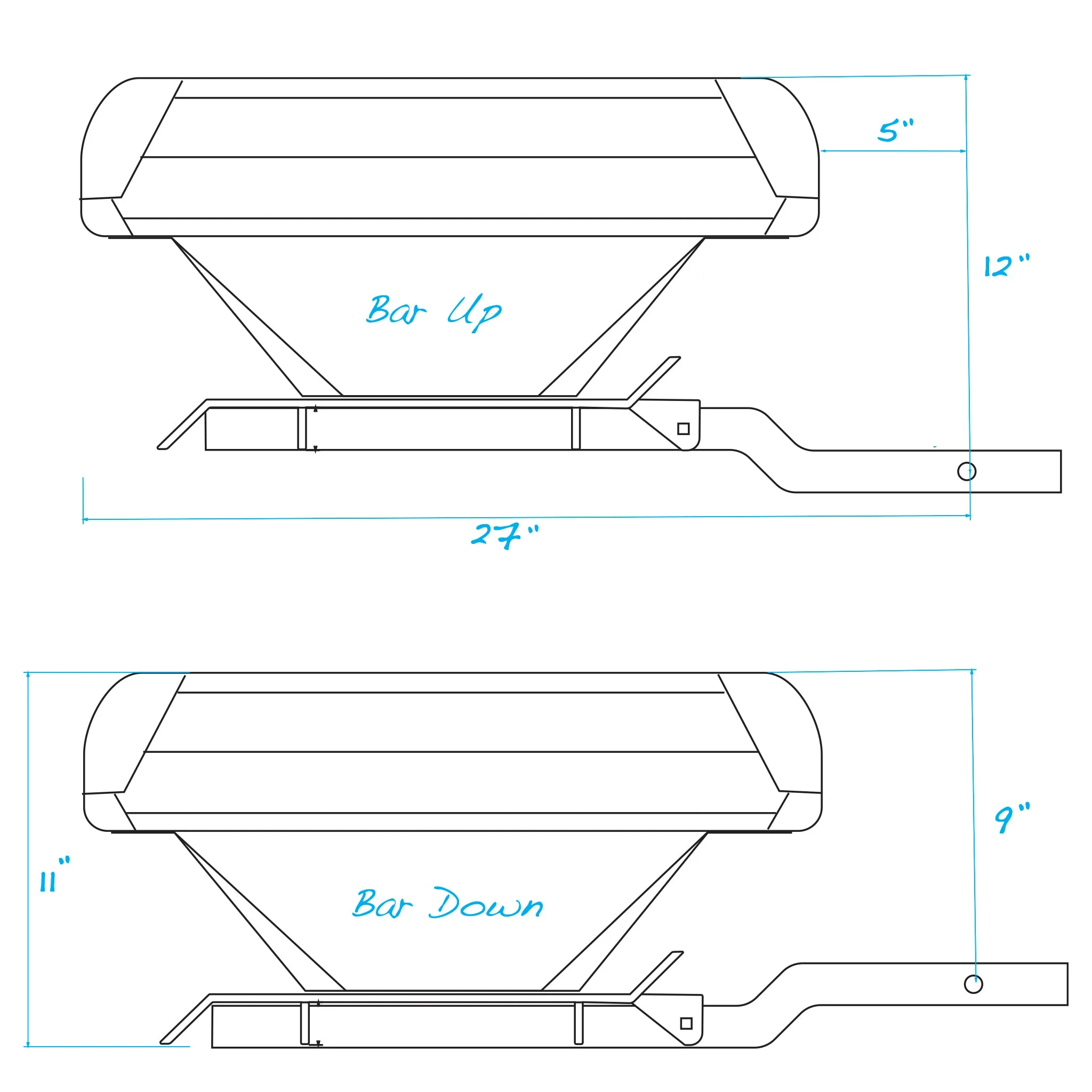 Townie Ski Kit  - Base Deck Sold Separately