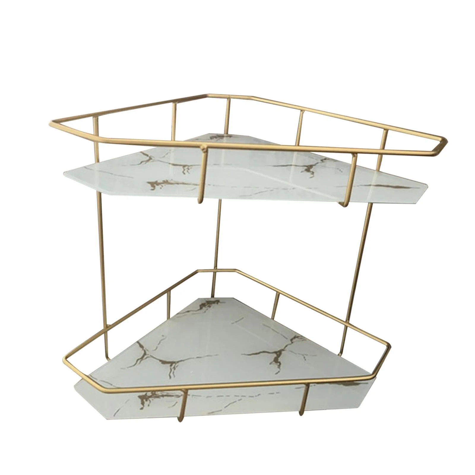 Multi Function Bathroom Storage Rack Large Capacity Countertop Organizer Display Stand Make up Holder Storage Box for Home Perfume , white Bottom