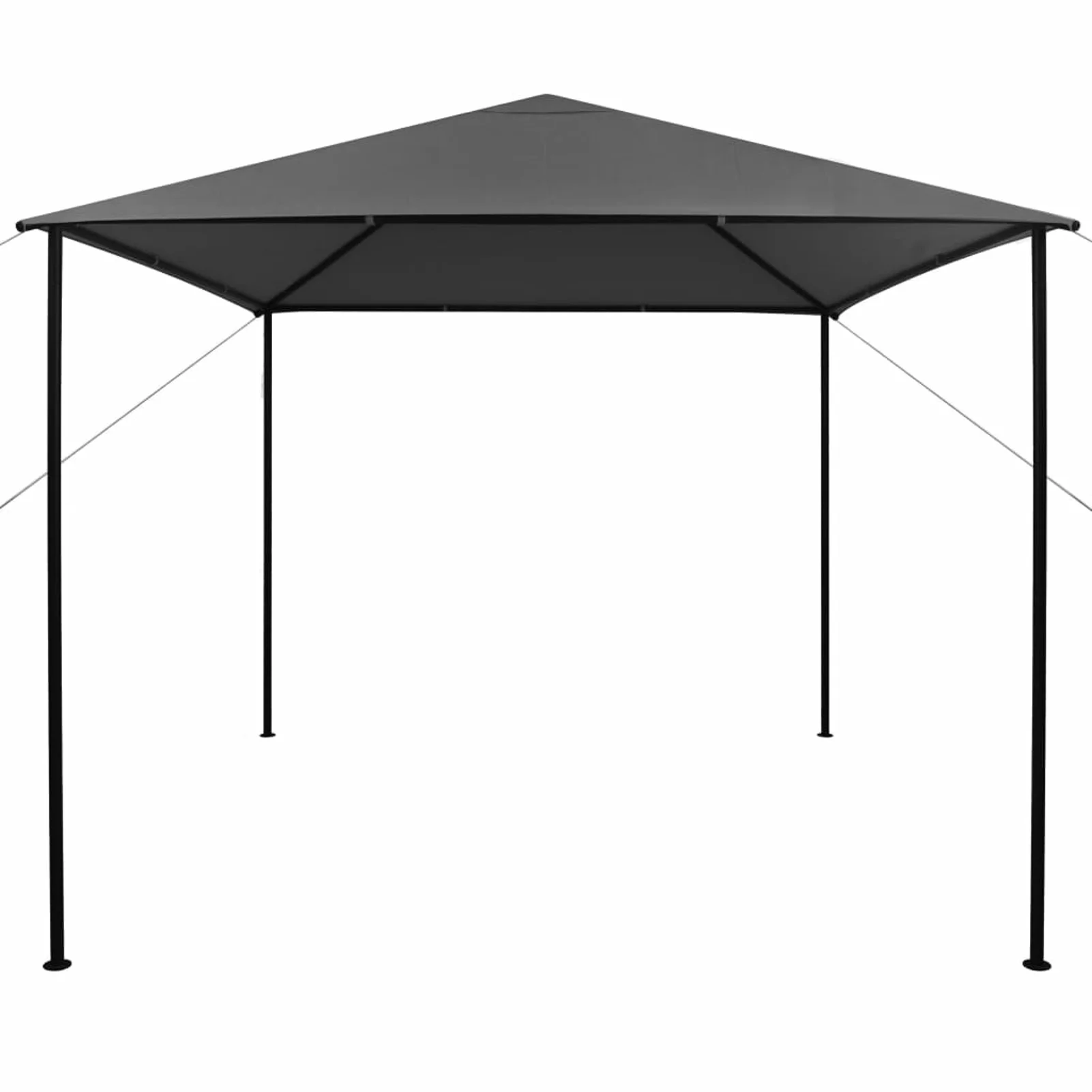 Dcenta Party Tent Outdoor Gazebo Canopy Steel Frame Sun Shade Shelter for Patio, Wedding, BBQ, Camping, Festival Events 10.6ft x 9ft x 8.7ft (L x W x H)