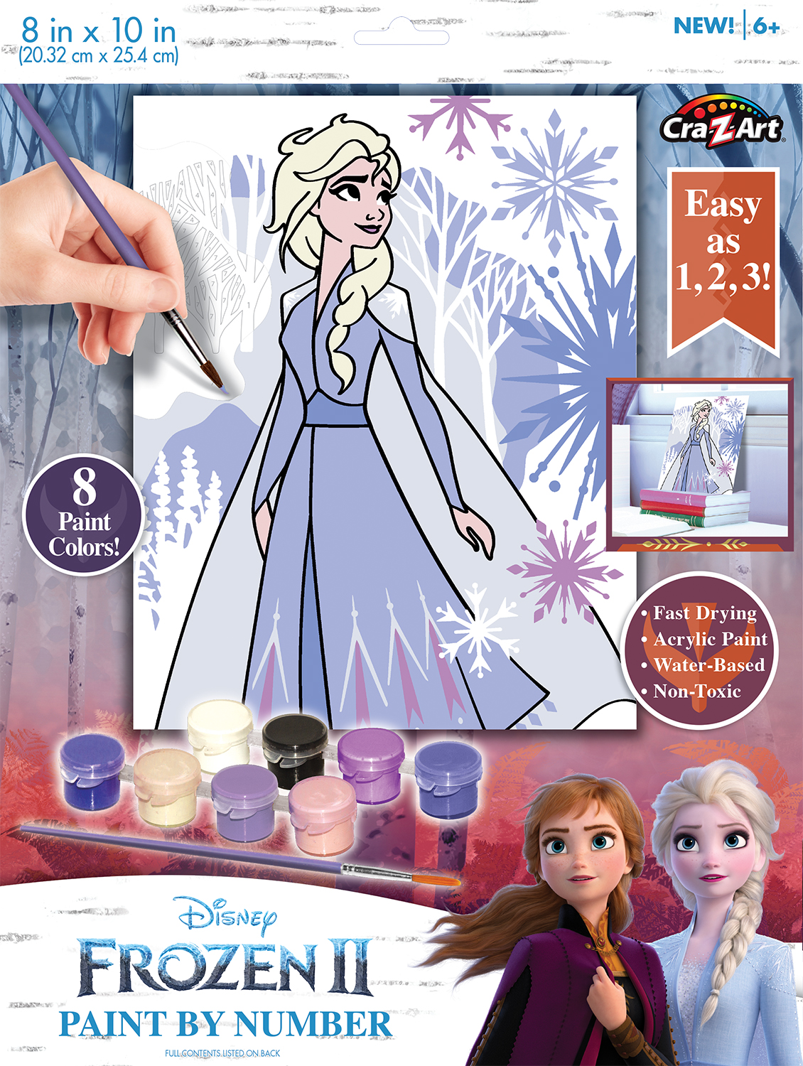 Disney Frozen II Paint By Number 8x10 by Cra-Z-Art