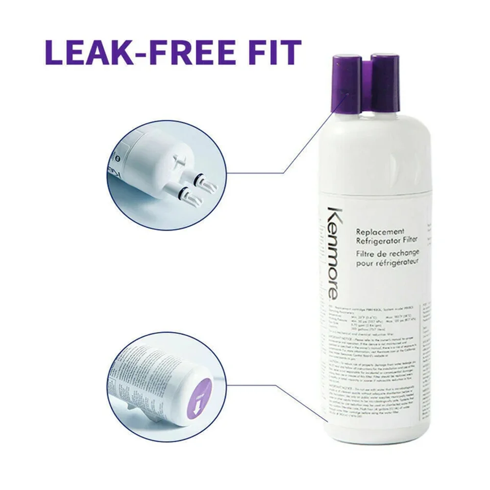 Replacement for Kenmore Elite 9081- 469081, 469930, 9930 Refrigerator Internal Water Filter Cartridge,2 Pack