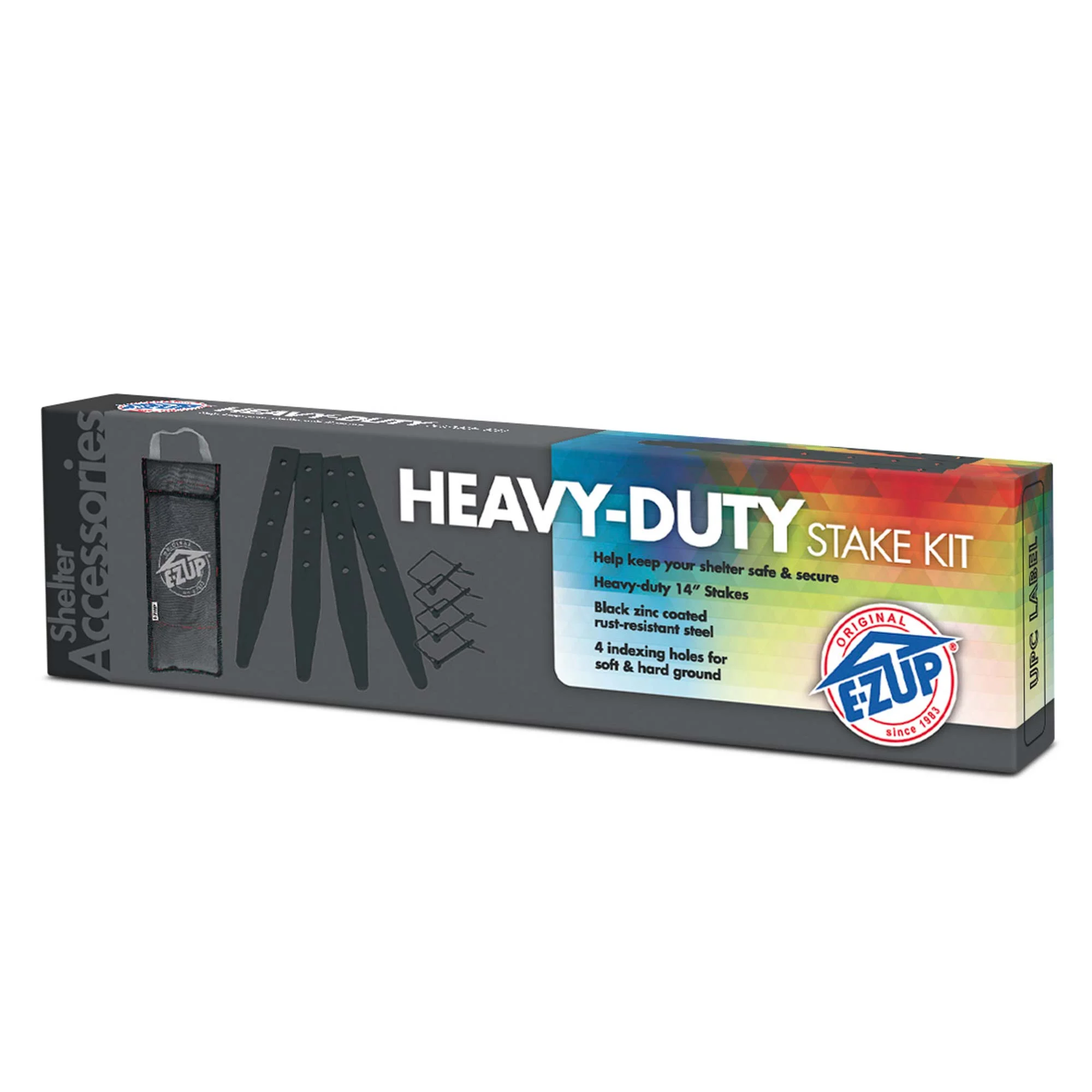 E-Z UP® Heavy-Duty Stake, Kit, 6 Pack