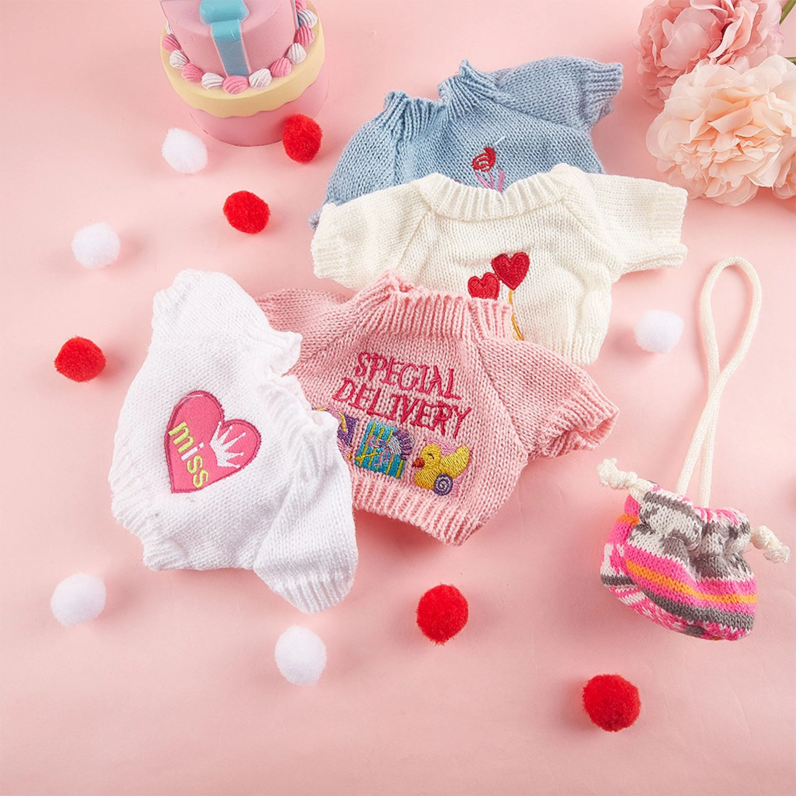 For Duck 30cm Doll Accessories Plush Toy Duck Clothes Bag Accessories Gift