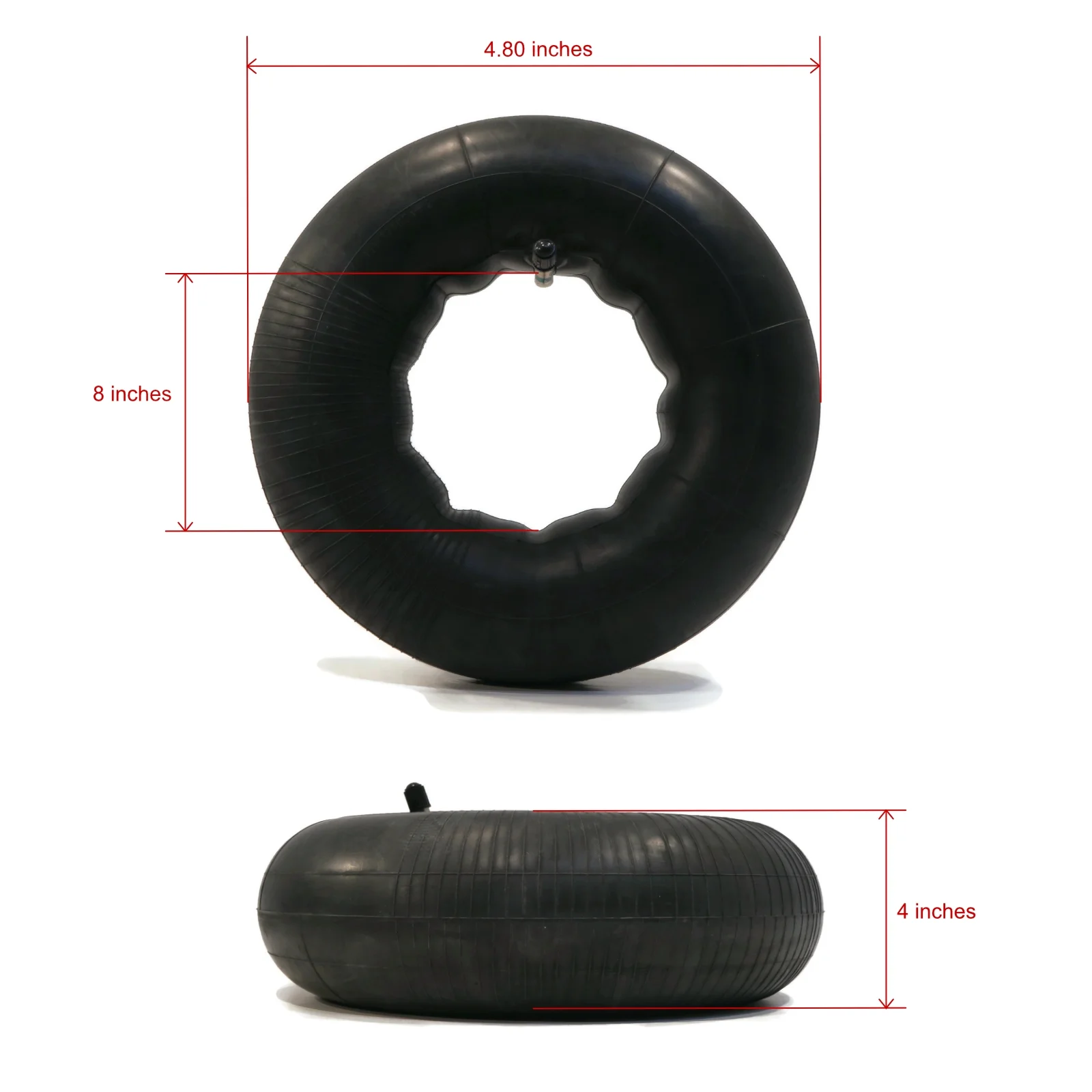The ROP Shop | Tire Inner Tube 4.80x9 4.00x9 TR13 Straight Valve Stem For Snapper Mower Tractor