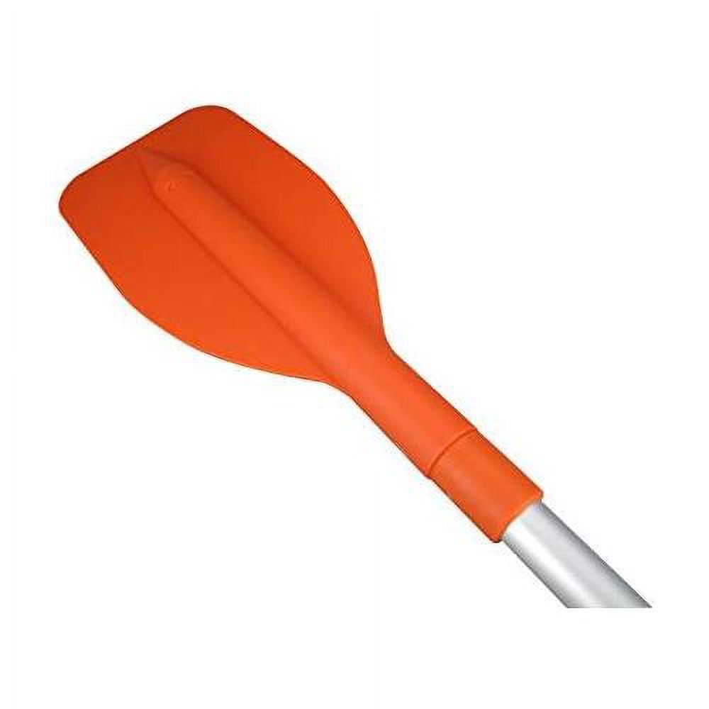 Boat Kayak Raft Set Of 2 Mini Telescopic 21'' - 42'' Paddle Orange Blade Round Grip No Direction Limit (2 Pcs)