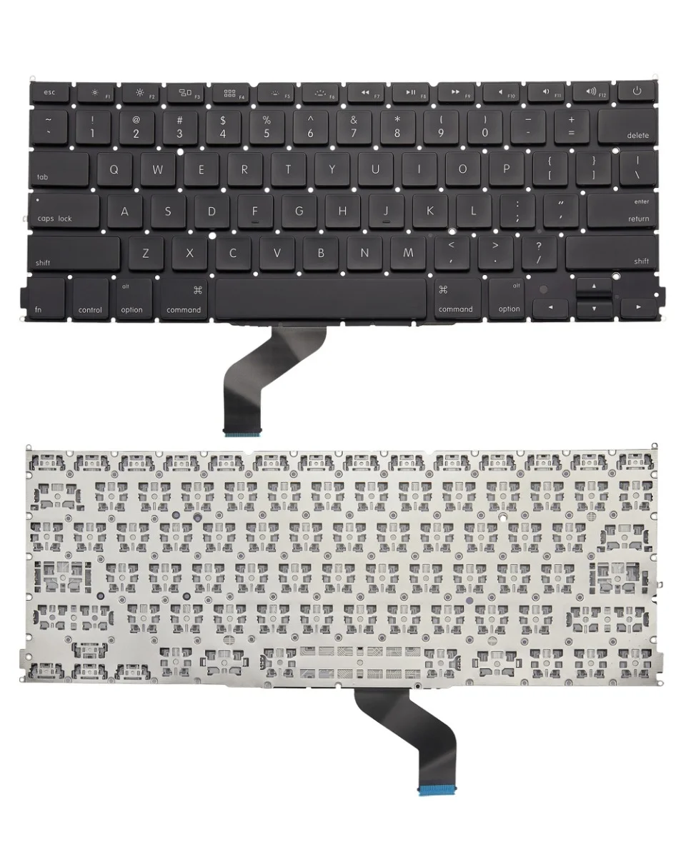 Replacement US English Keyboard With Backlight And Screws For Apple MacBook Pro Unibody A1425 (2012-2013)